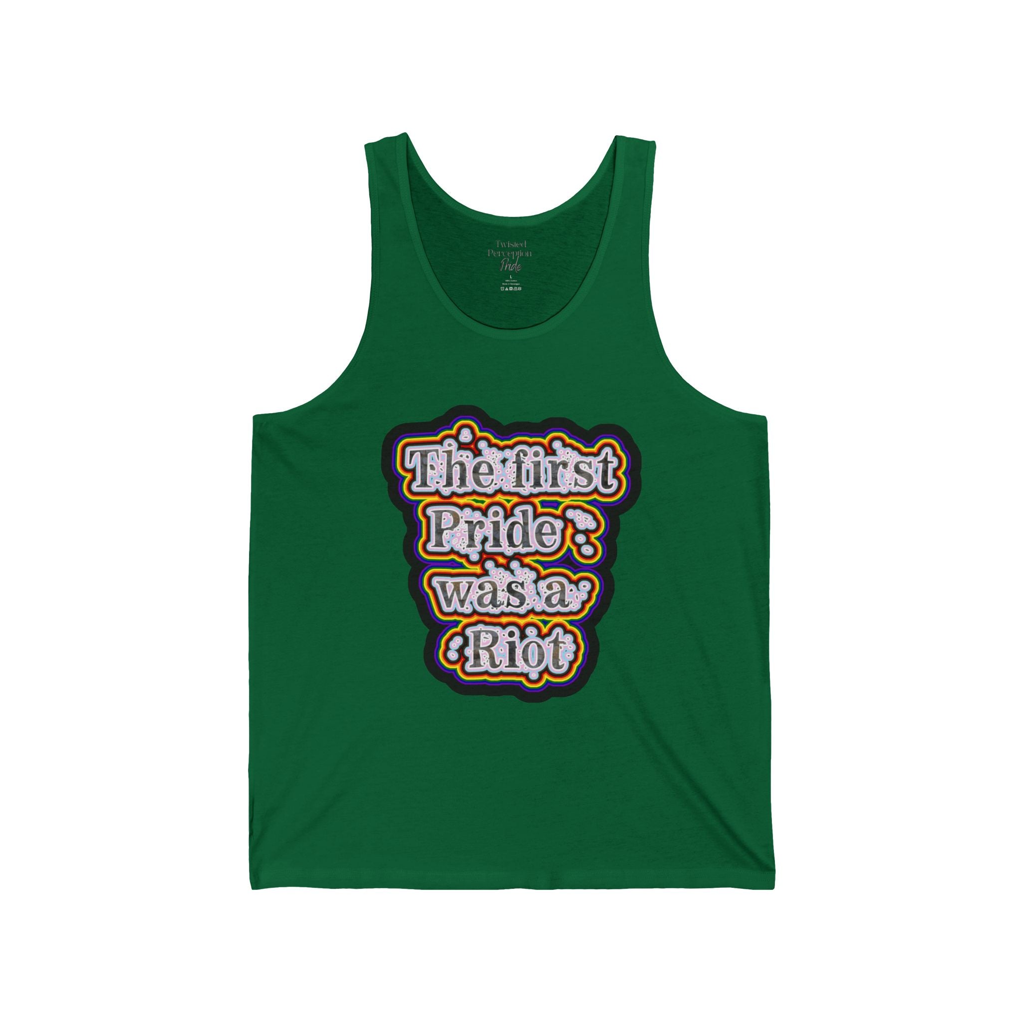 First Pride Riot Jersey Tank Top