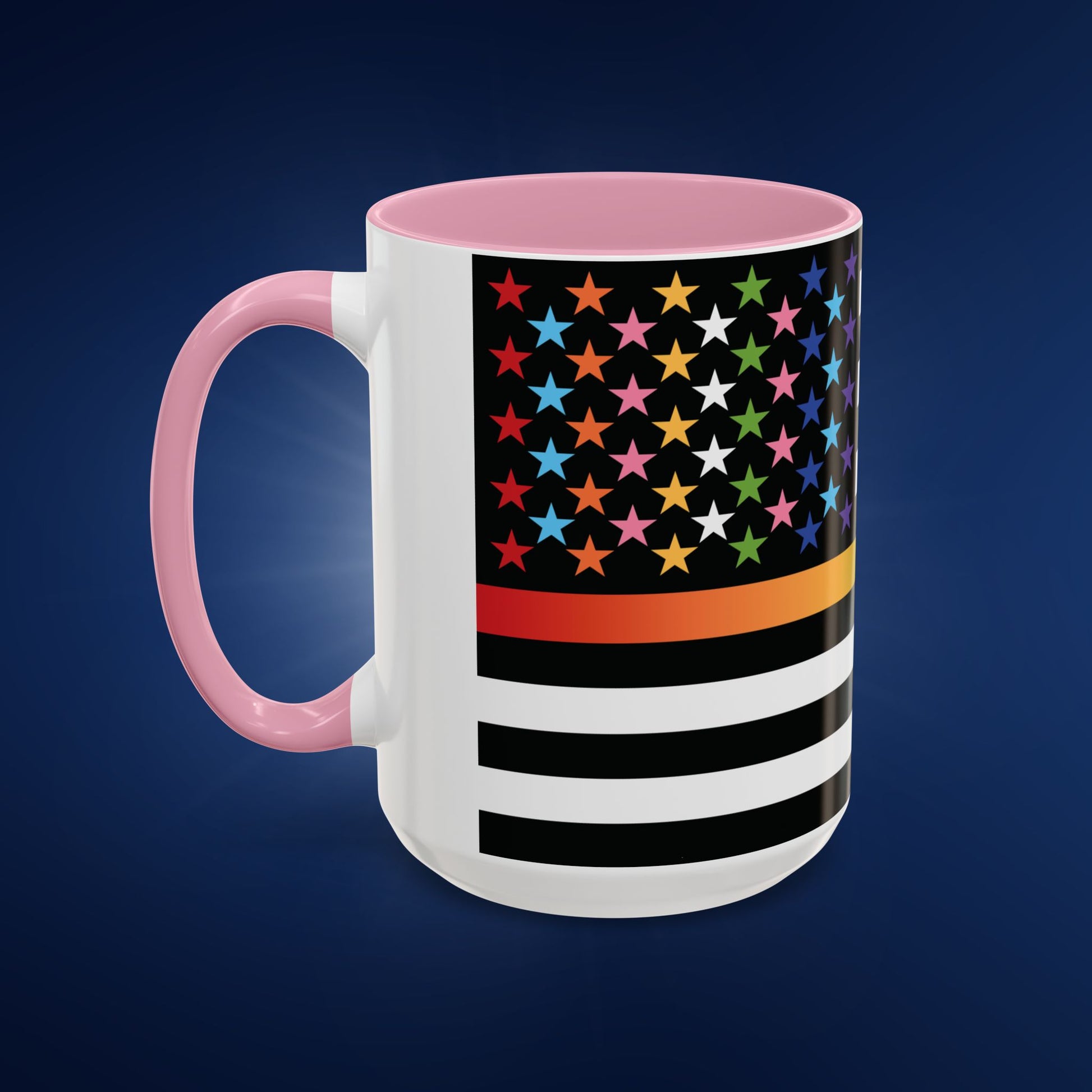 Thin Queer Line Colorful Mug, 11&15oz