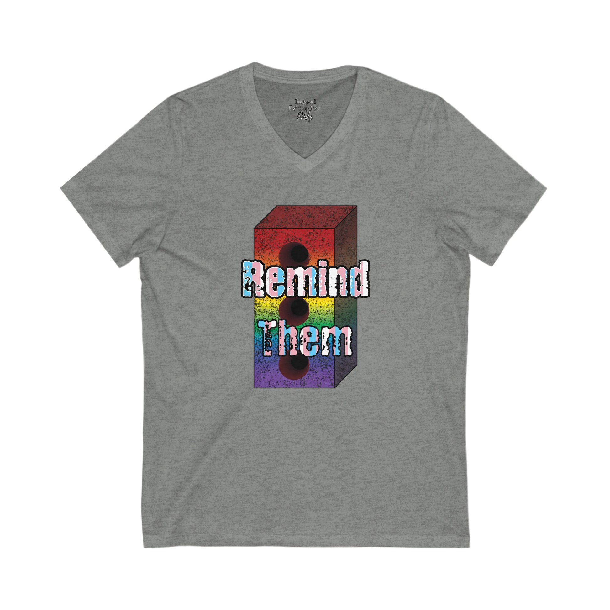 Remind Them Stonewall Inspired V-Neck T-shirt