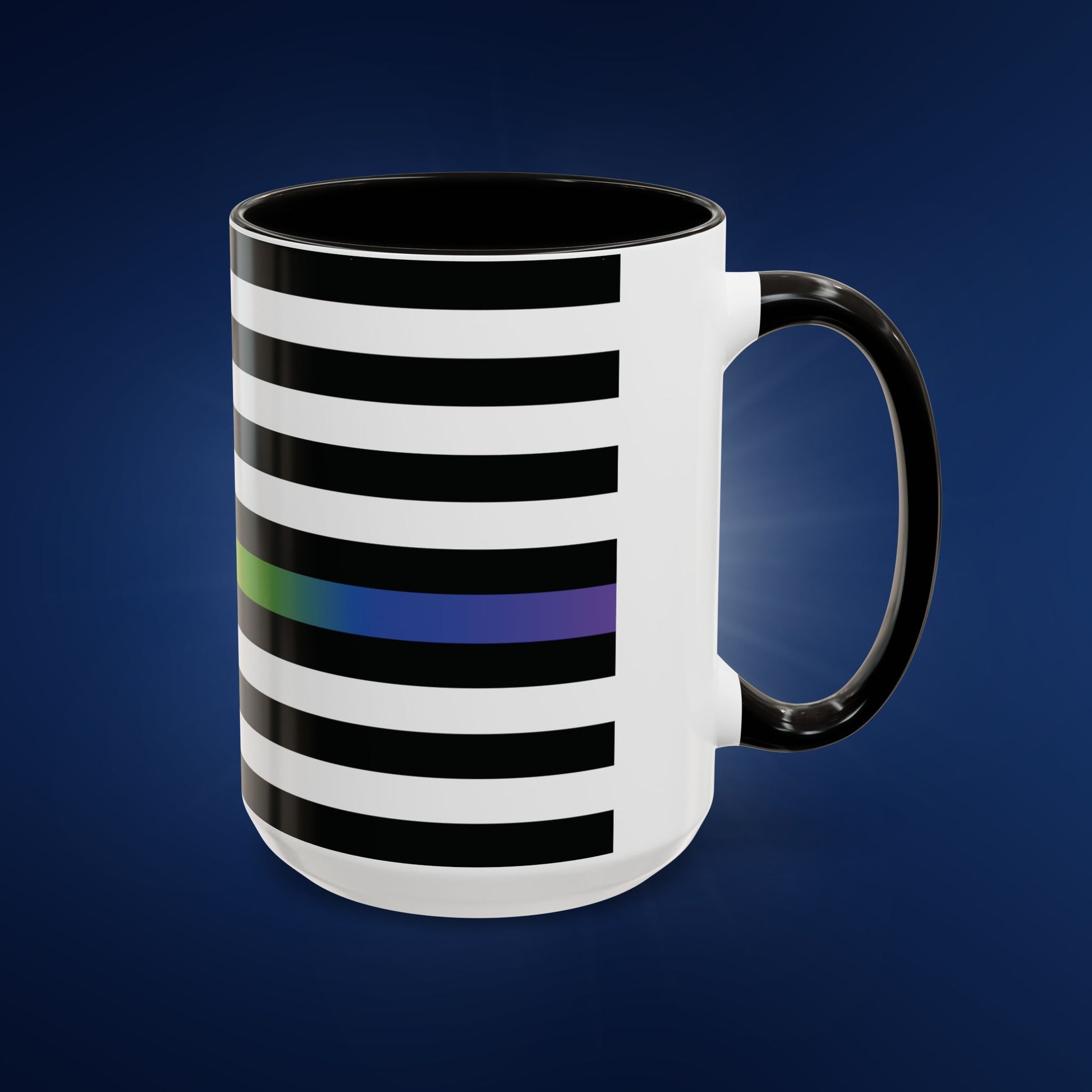 Thin Queer Line Colorful Mug, 11&15oz