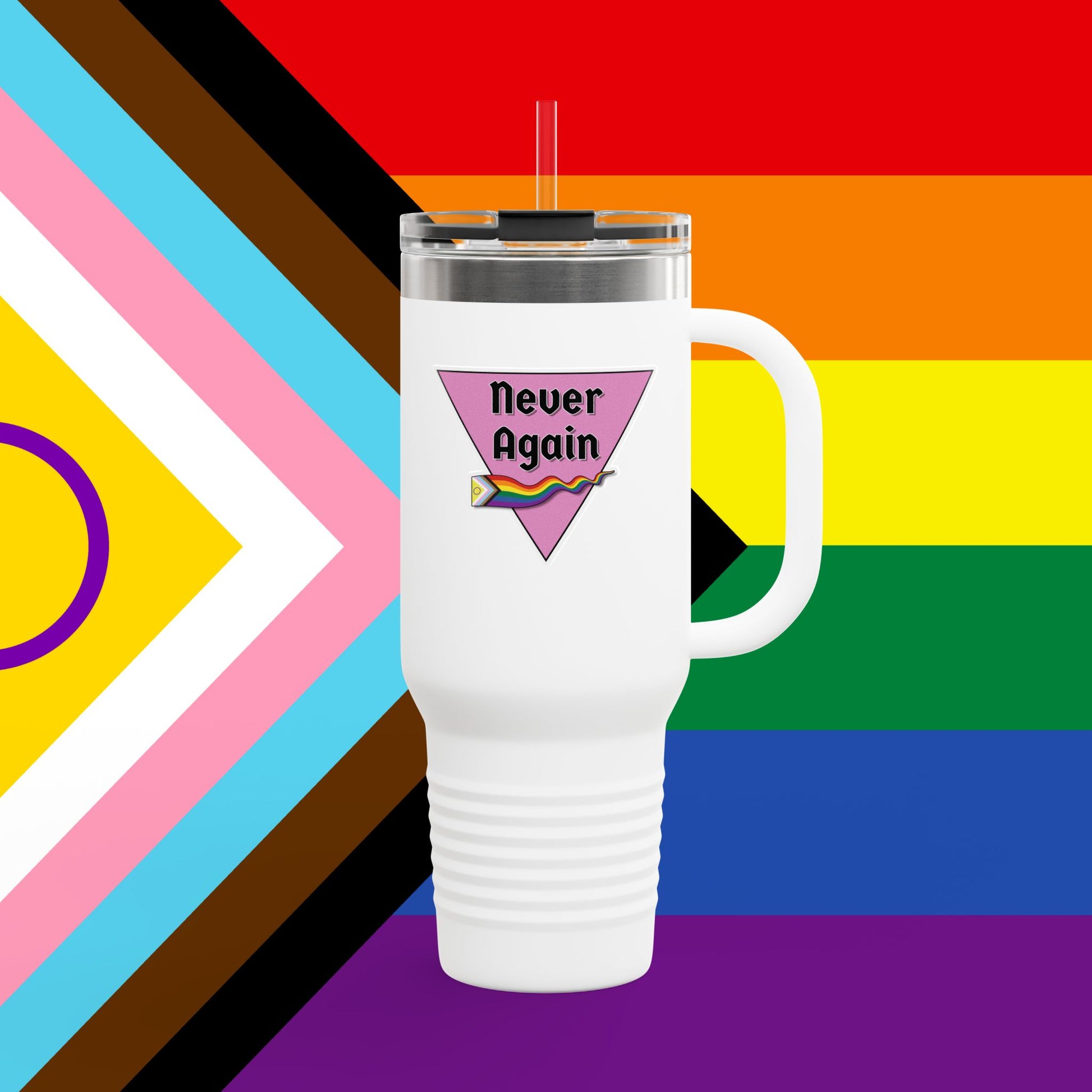 Never Again Insulated Travel Mug, 40oz