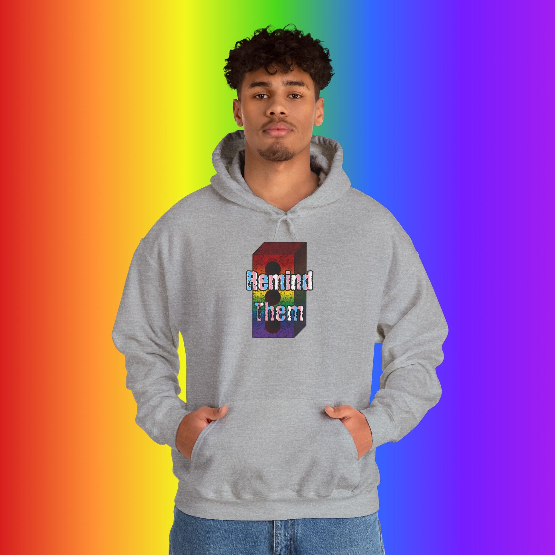 Remind Them Stonewall Brick Heavy Blend Hoodie