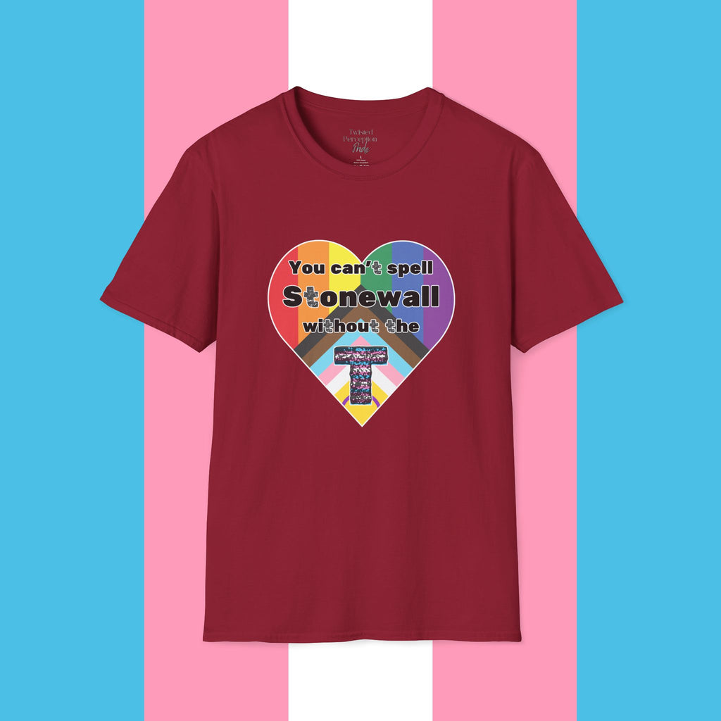 Can't Spell Stonewall Gender Neutral Softstyle T-shirt