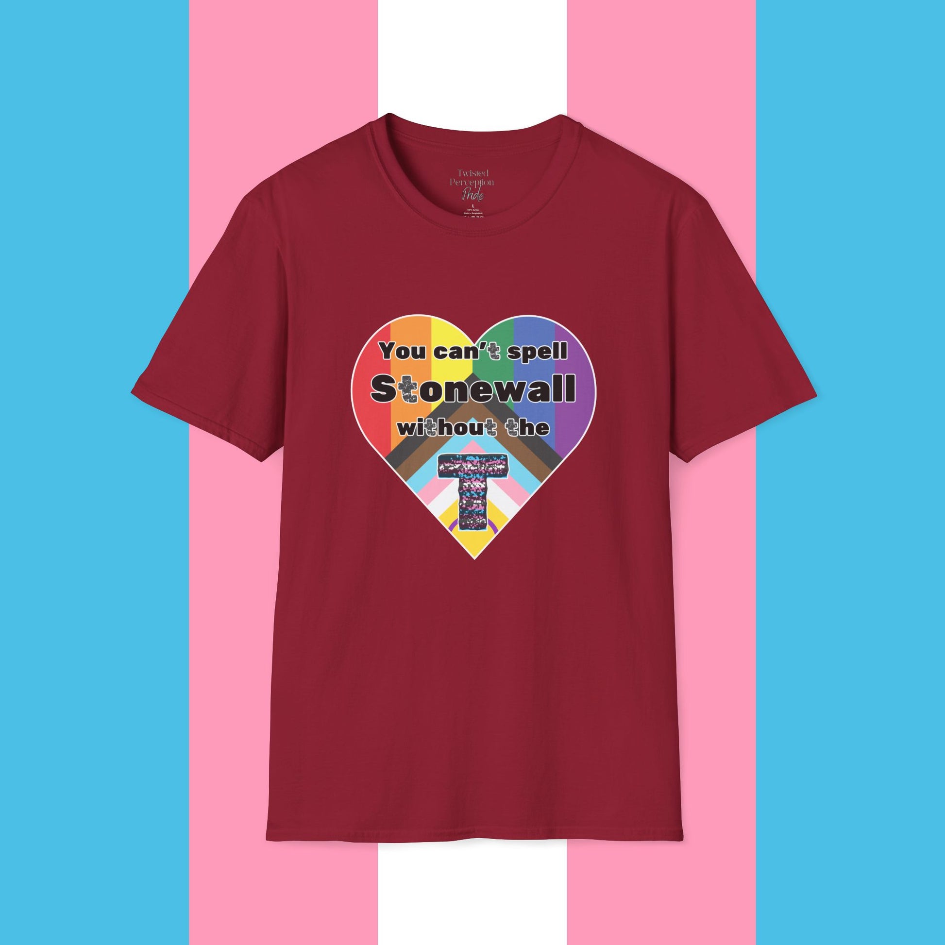 Can't Spell Stonewall Gender Neutral Softstyle T-shirt
