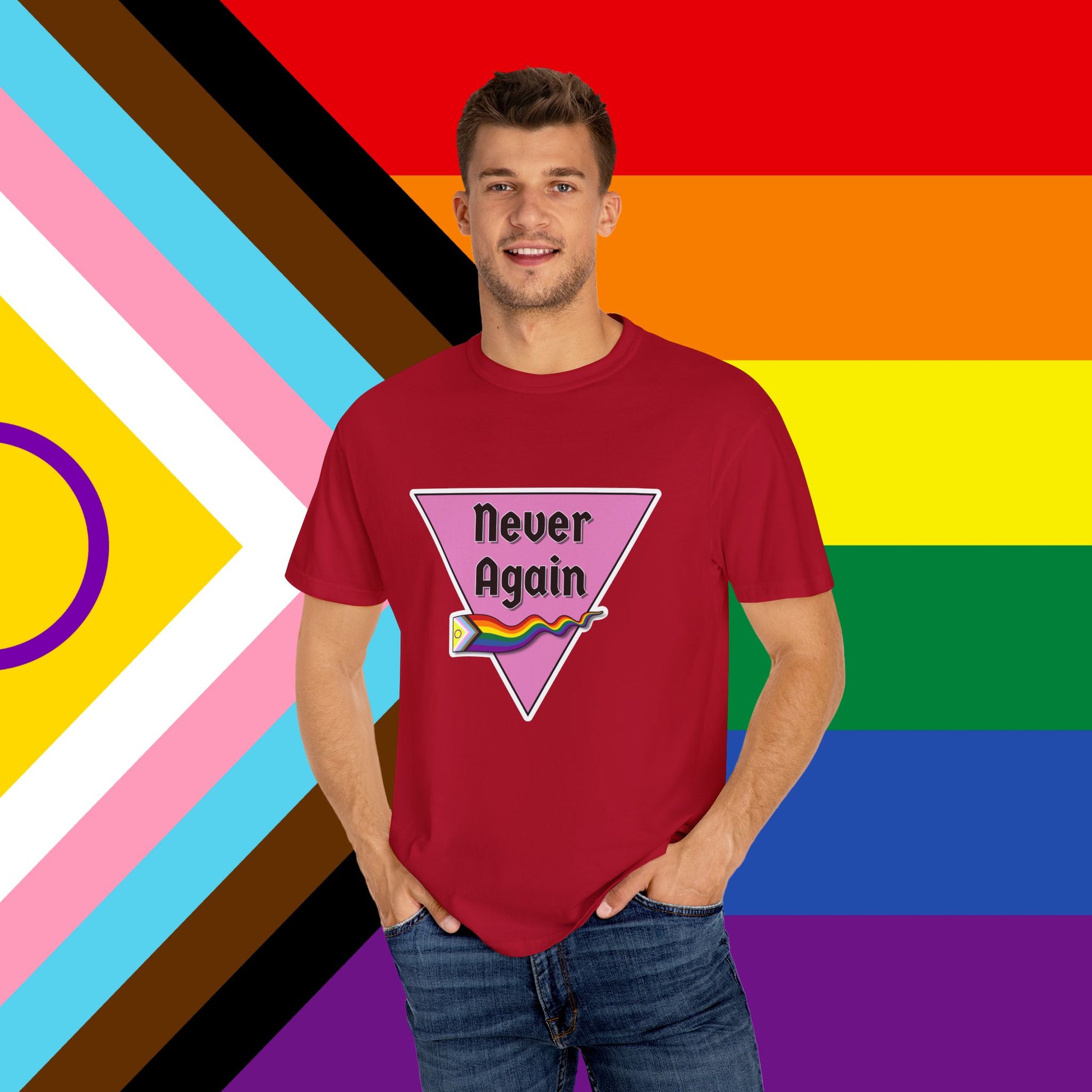 Never Again Garment-Dyed T-shirt