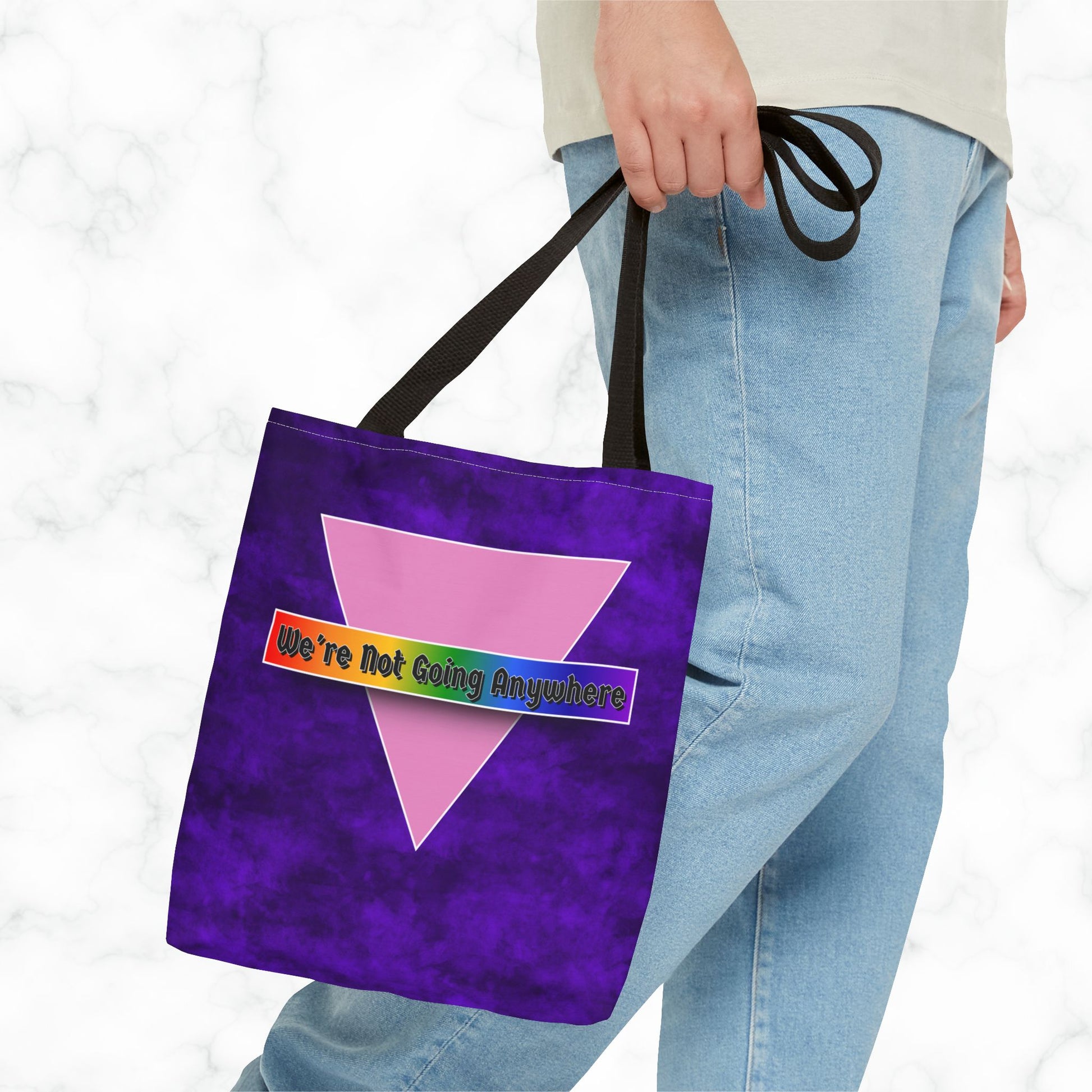 Not Going Anywhere Pride Tote Bag