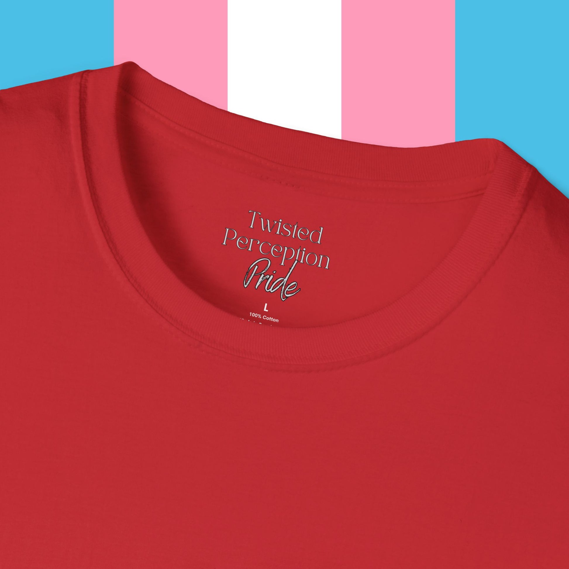 We're Not Going Anywhere Gender Neutral Softstyle Tshirt