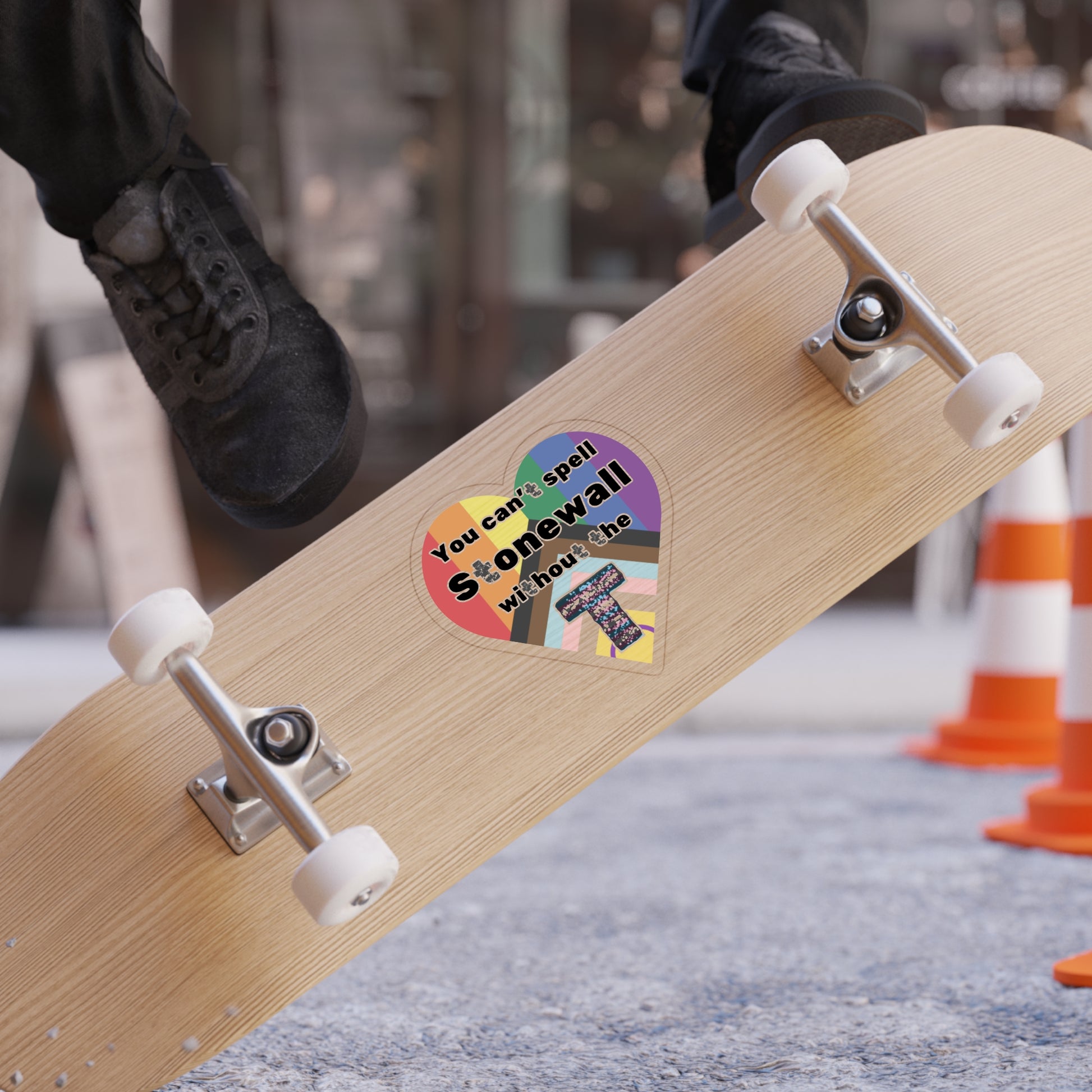 You Can't Spell Stonewall Without the T Outdoor Stickers