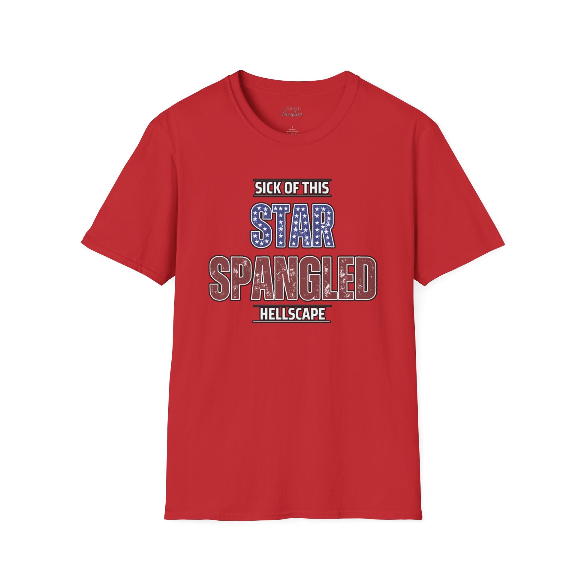 Star Spangled Hellscape Softstyle T-Shirt