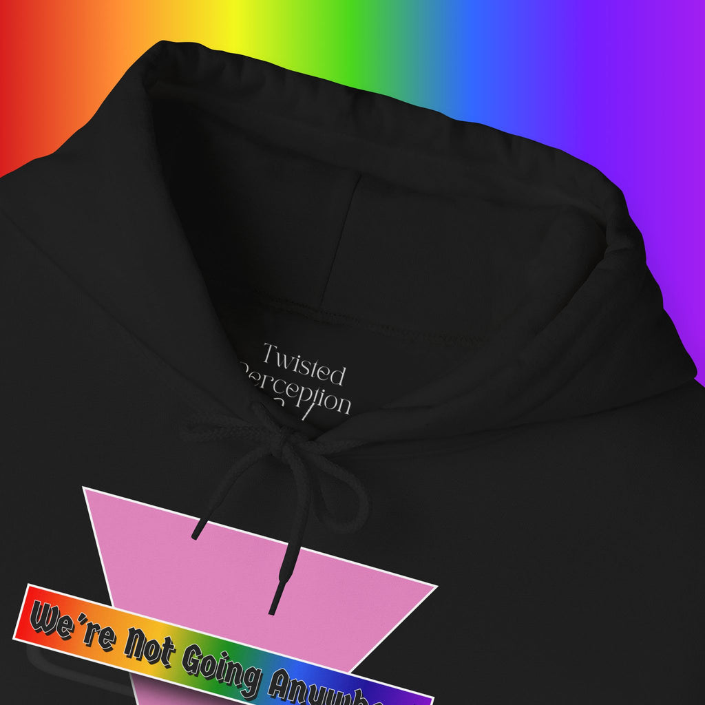 We're Not Going Anywhere Heavy Blend Hoodie