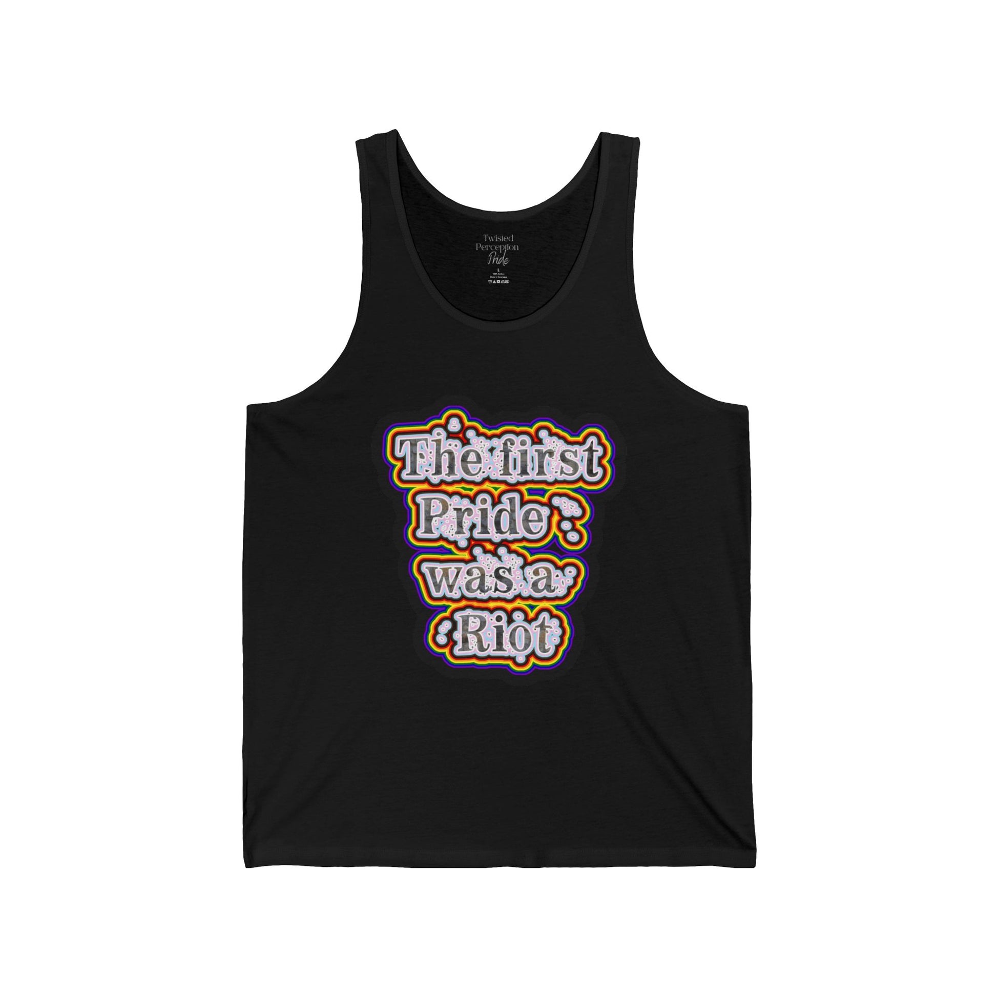 First Pride Riot Jersey Tank Top