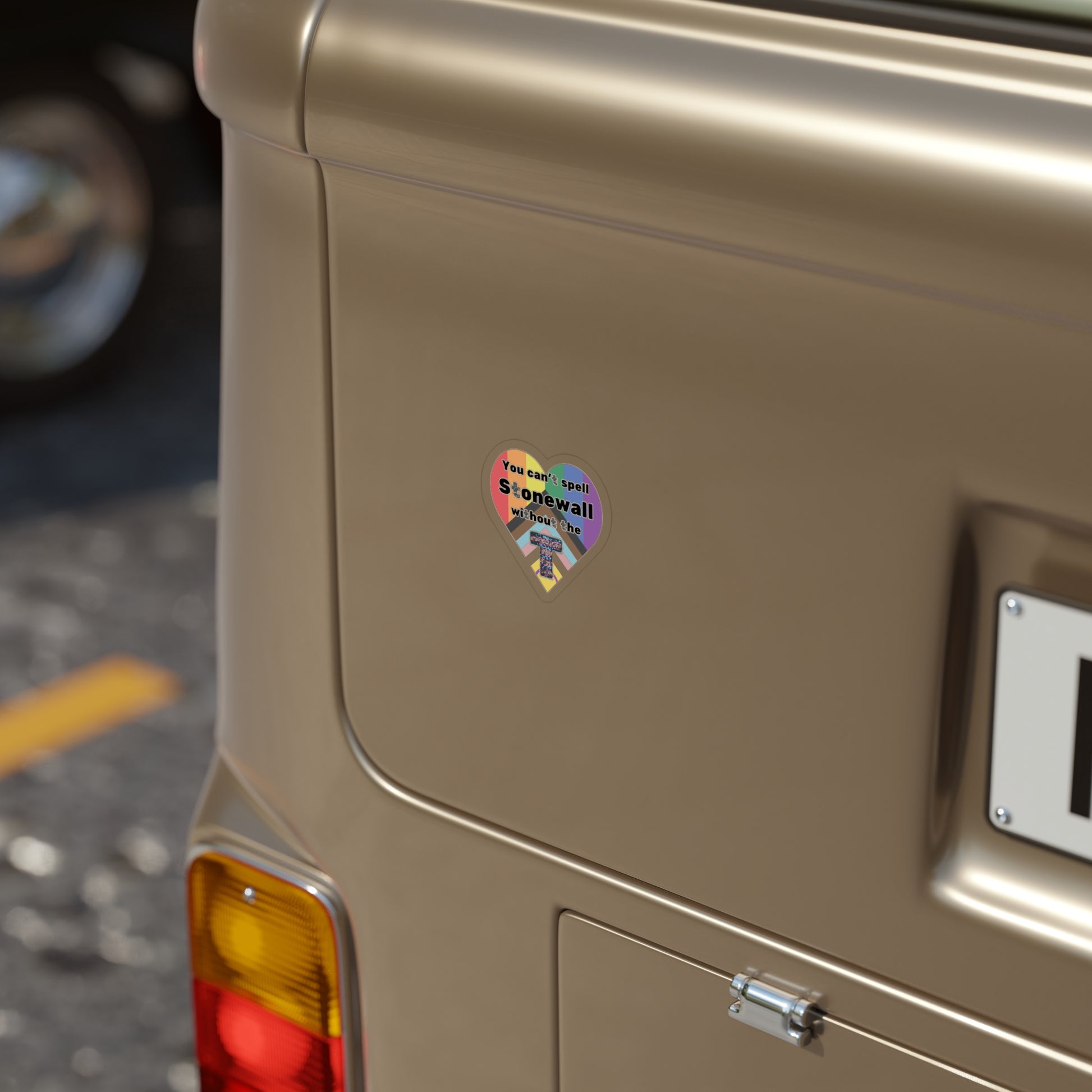 You Can't Spell Stonewall Without the T Outdoor Stickers