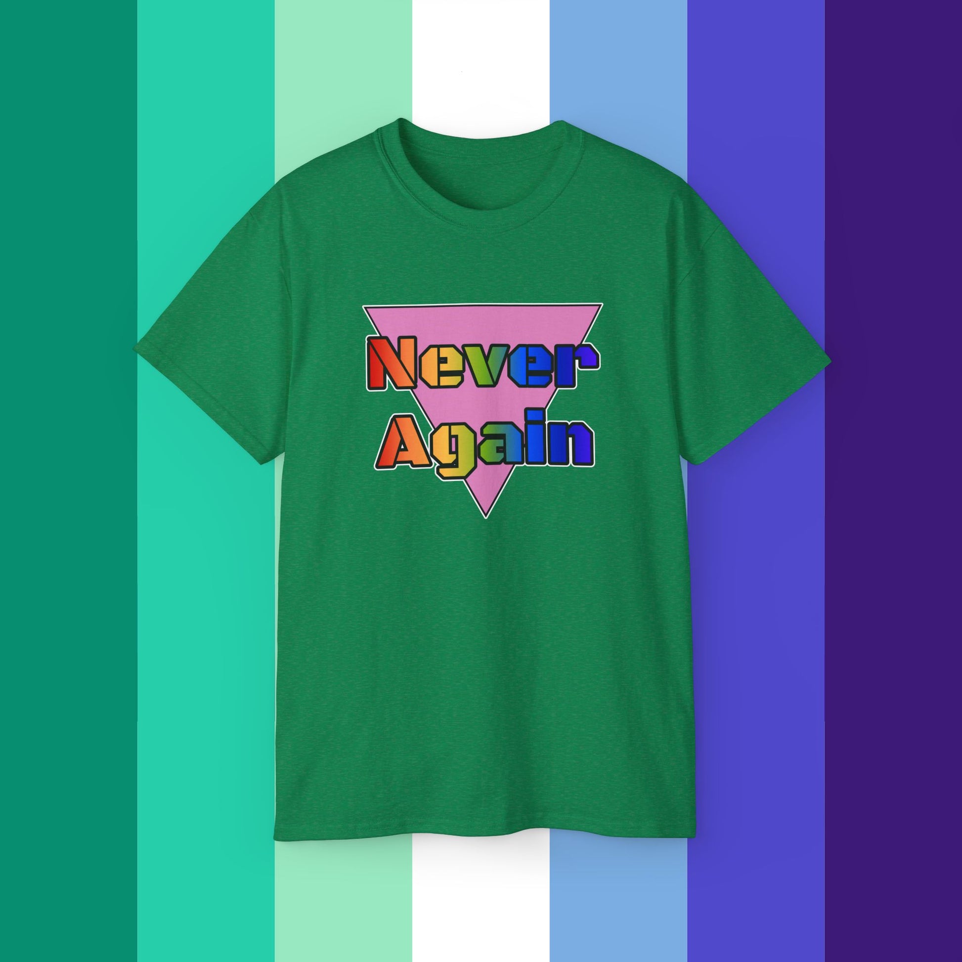 Never Again Bold Letters Ultra Cotton T-Shirt