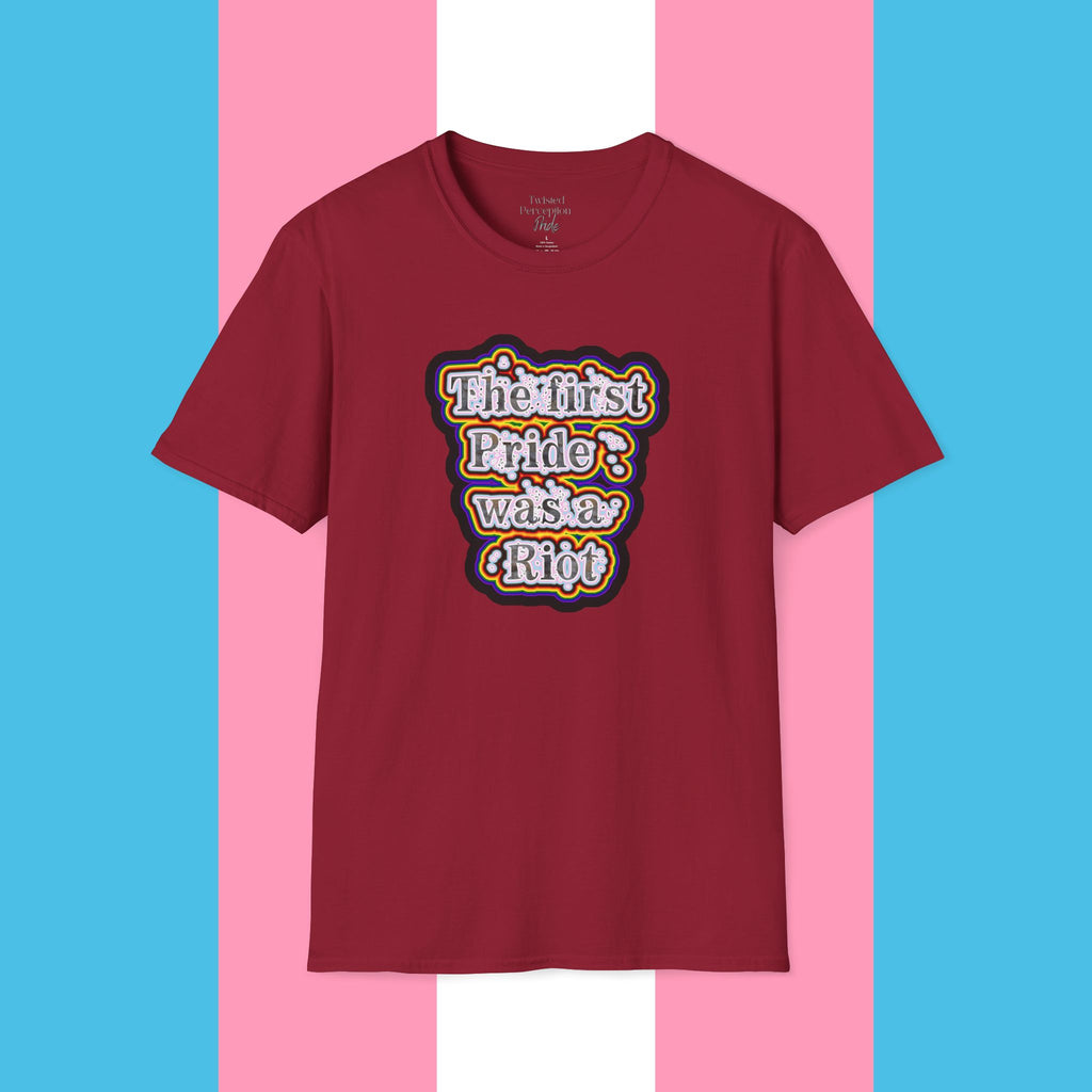 First Pride Riot Unisex Softstyle T-shirt