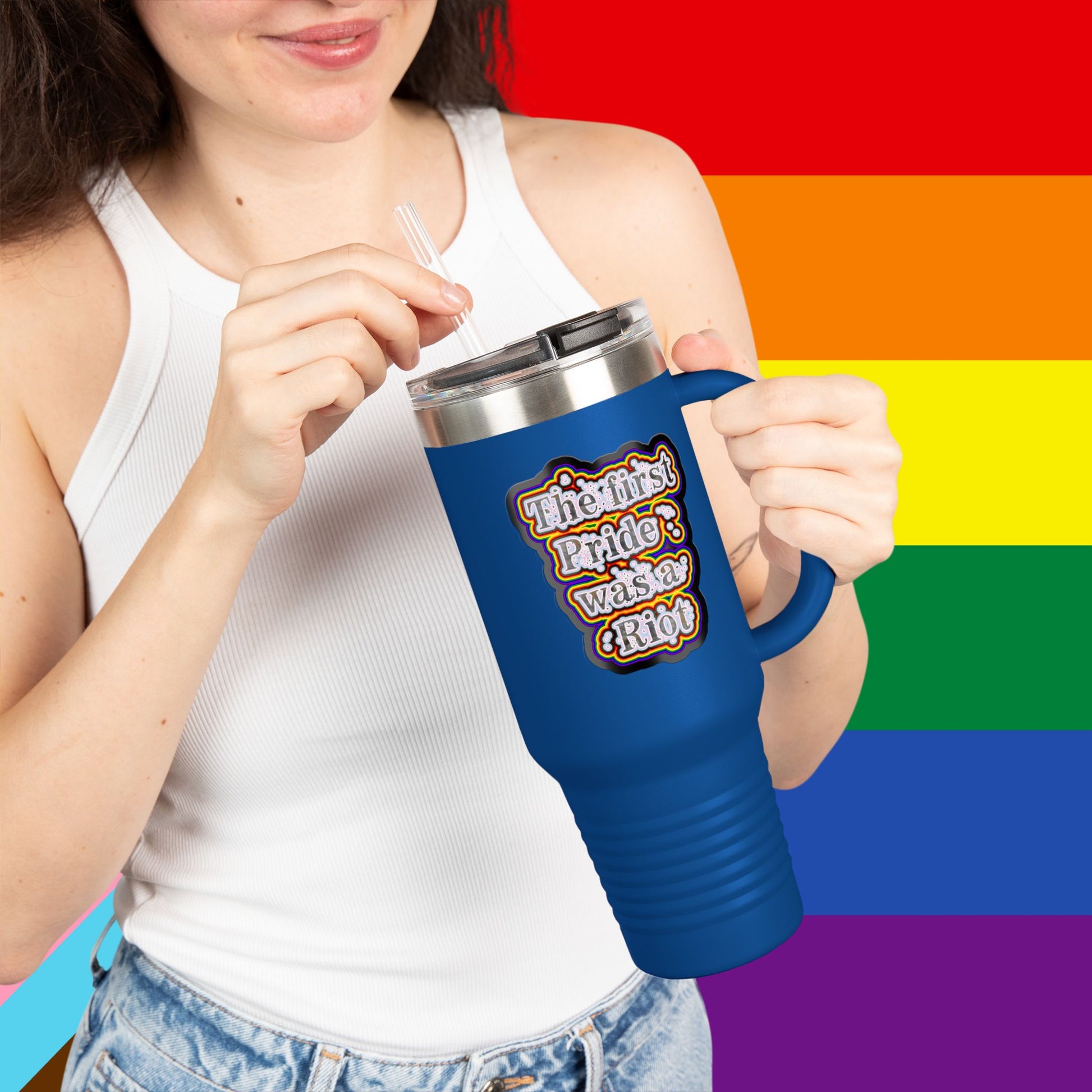 First Pride 40oz Insulated Travel Mug
