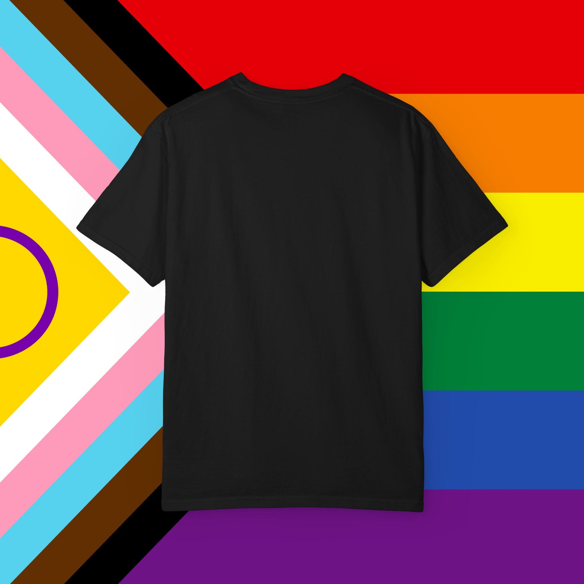 Never Again Bold Letters Garment Dyed Tshirt