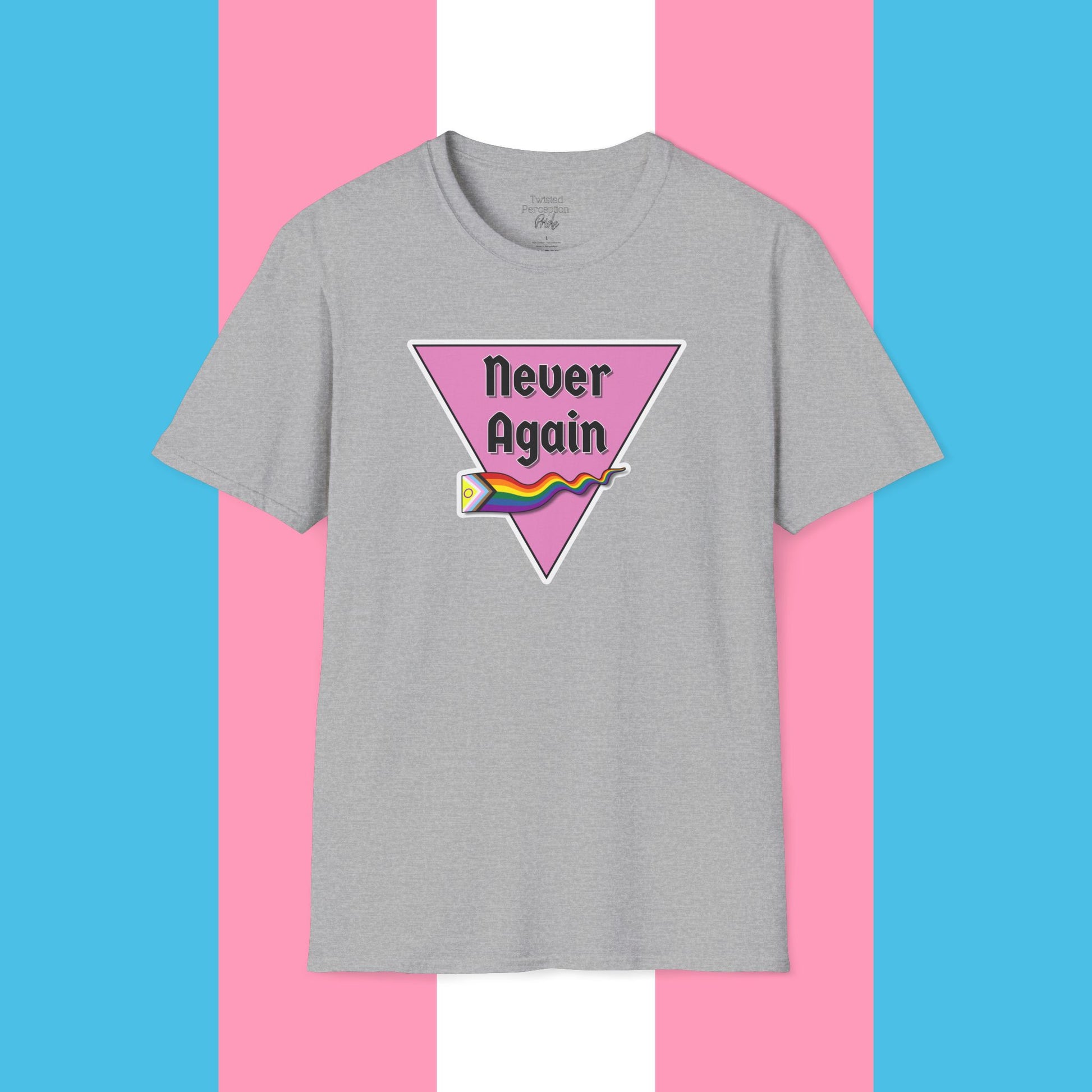 Never Again Gender Neutral Softstyle T-Shirt