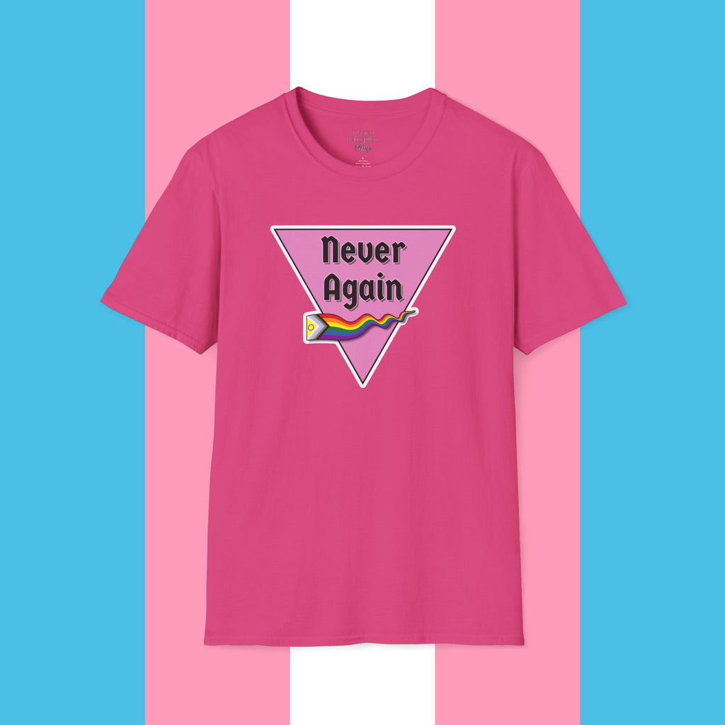 Never Again Gender Neutral Softstyle T-Shirt