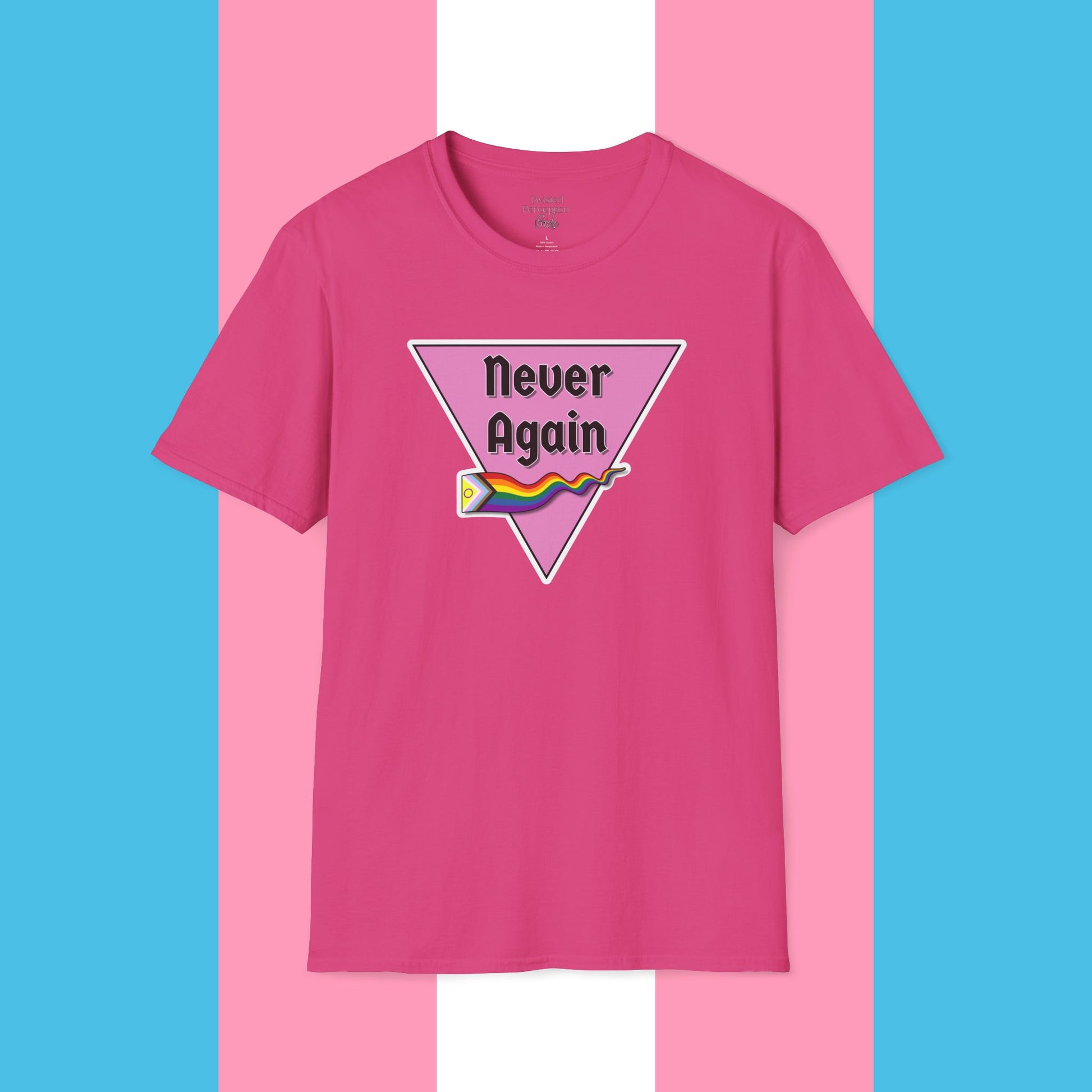 Never Again Gender Neutral Softstyle T-Shirt