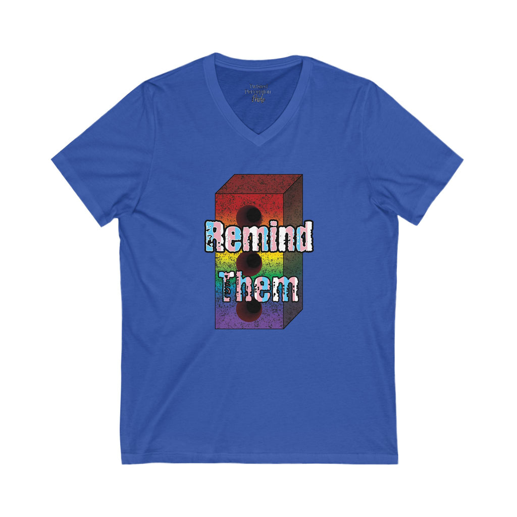 Remind Them Stonewall Inspired V-Neck T-shirt