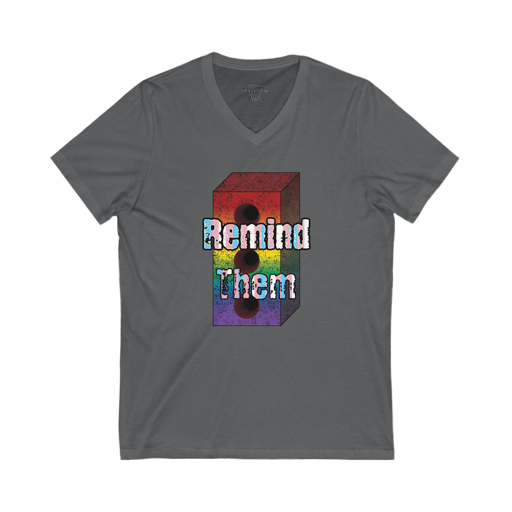 Remind Them Stonewall Inspired V-Neck T-shirt