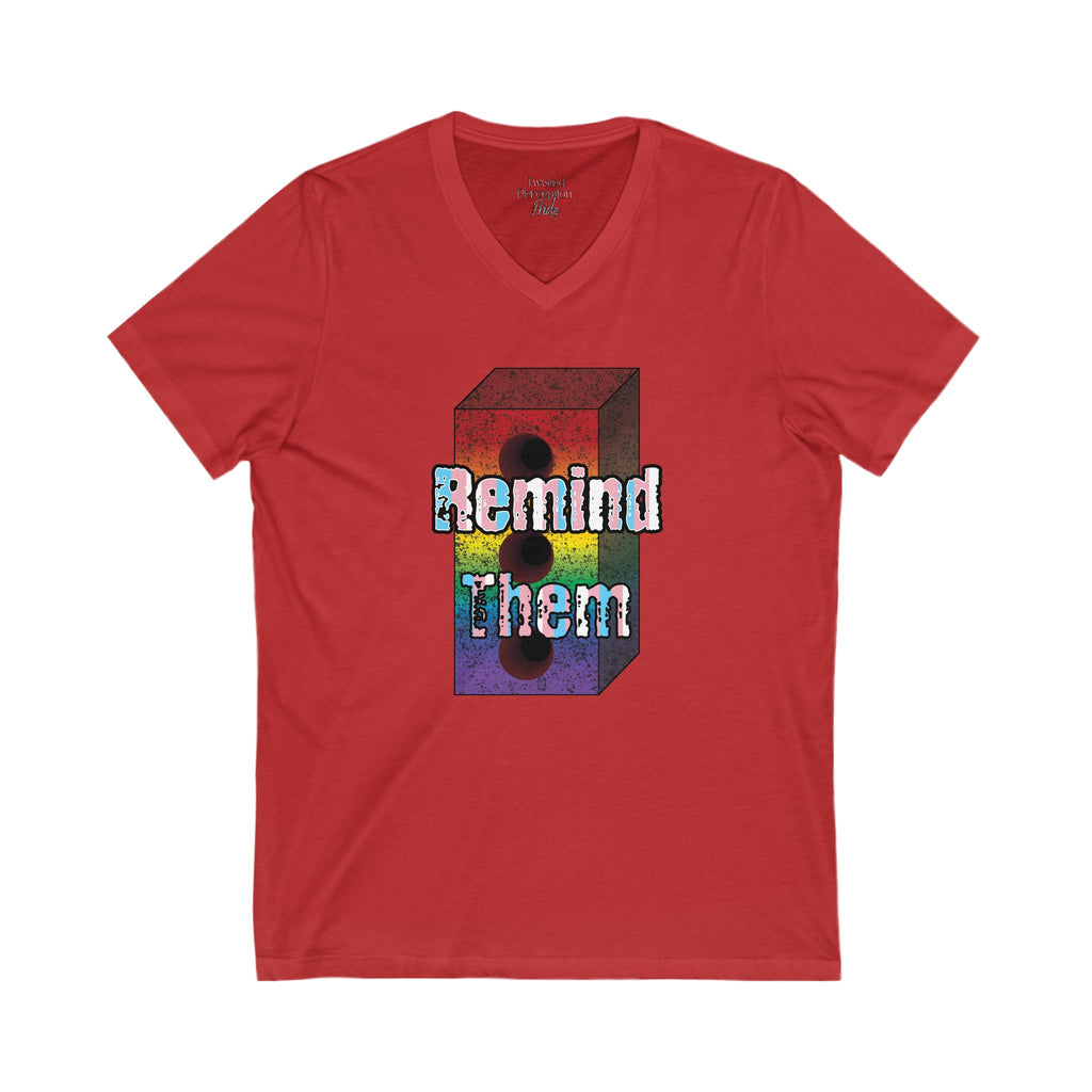 Remind Them Stonewall Inspired V-Neck T-shirt