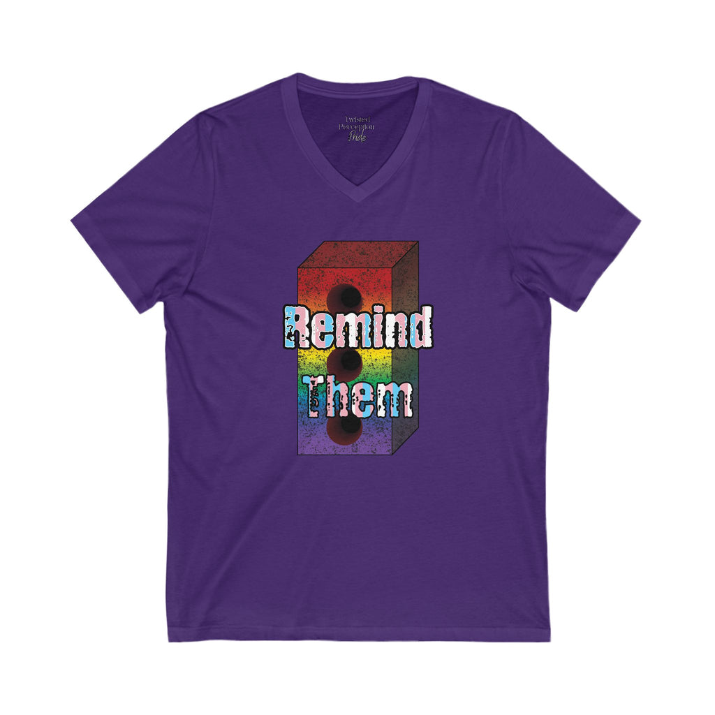 Remind Them Stonewall Inspired V-Neck T-shirt