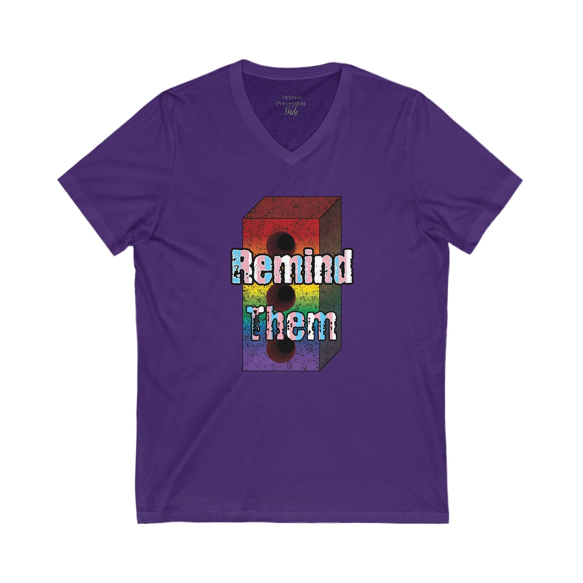 Remind Them Stonewall Inspired V-Neck T-shirt