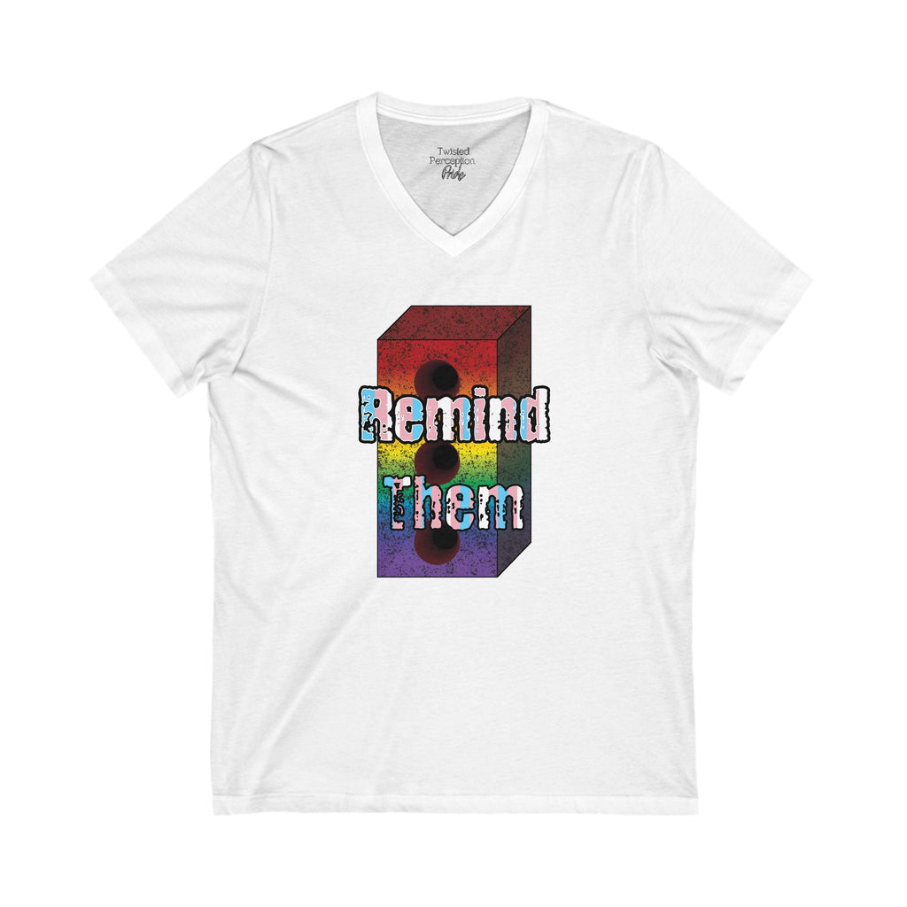 Remind Them Stonewall Inspired V-Neck T-shirt