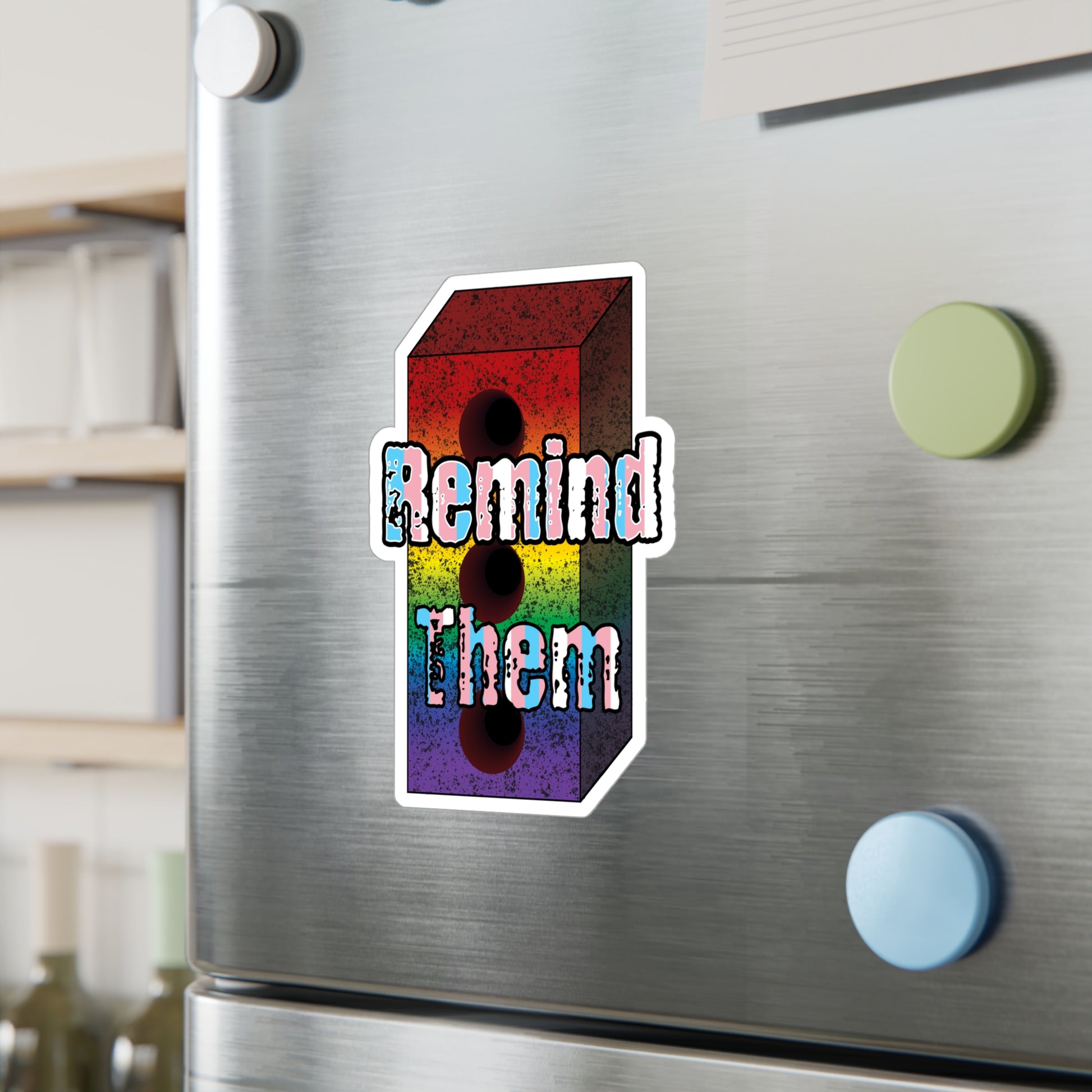 Remind Them Brick Kiss-Cut Vinyl Decals