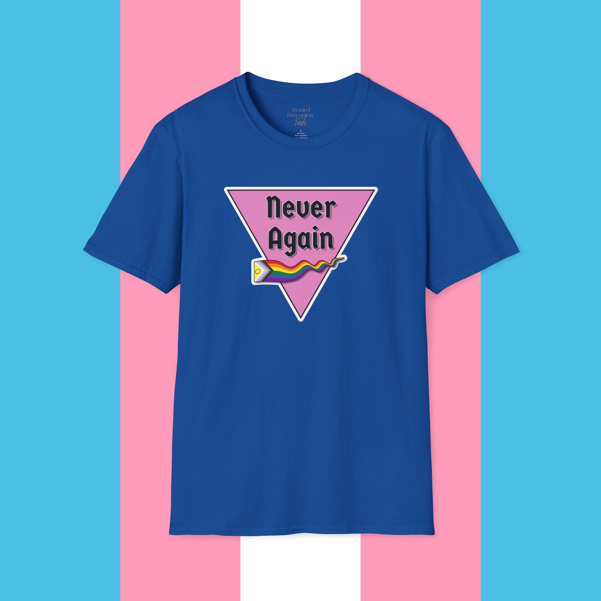 Never Again Gender Neutral Softstyle T-Shirt