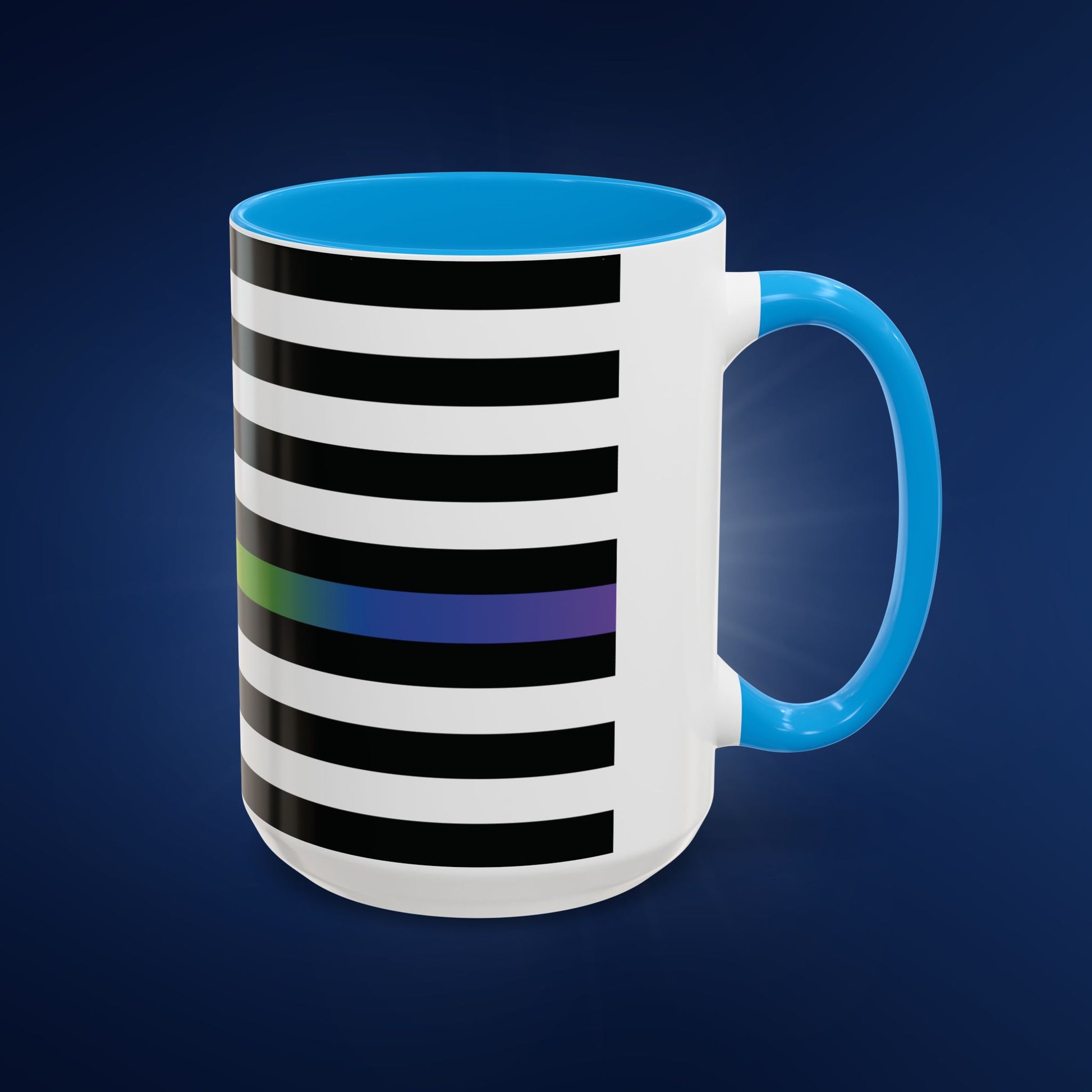 Thin Queer Line Colorful Mug, 11&15oz