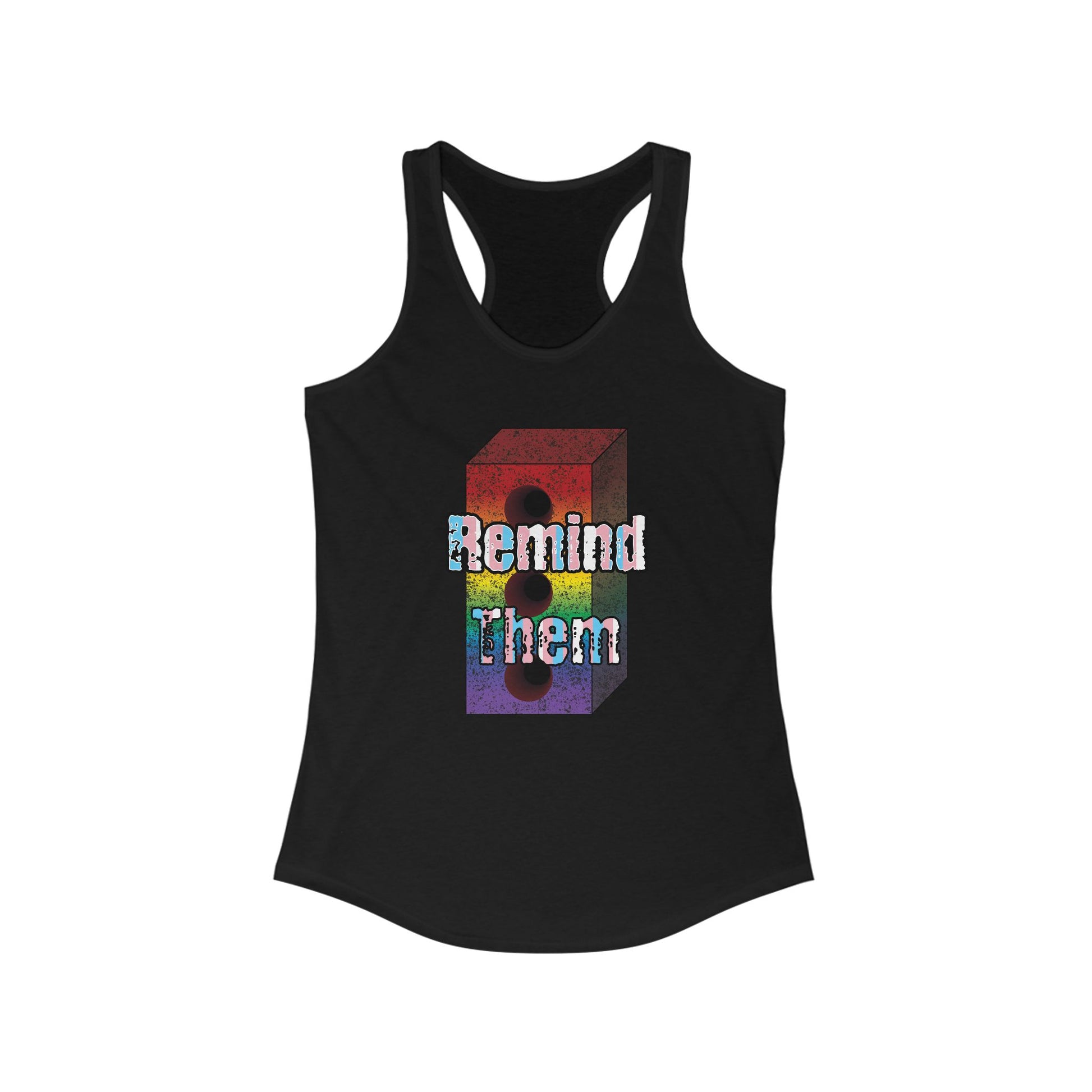 Remind Them Stonewall Brick Fem Racerback Tank