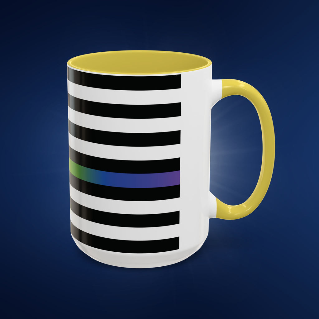 Thin Queer Line Colorful Mug, 11&15oz
