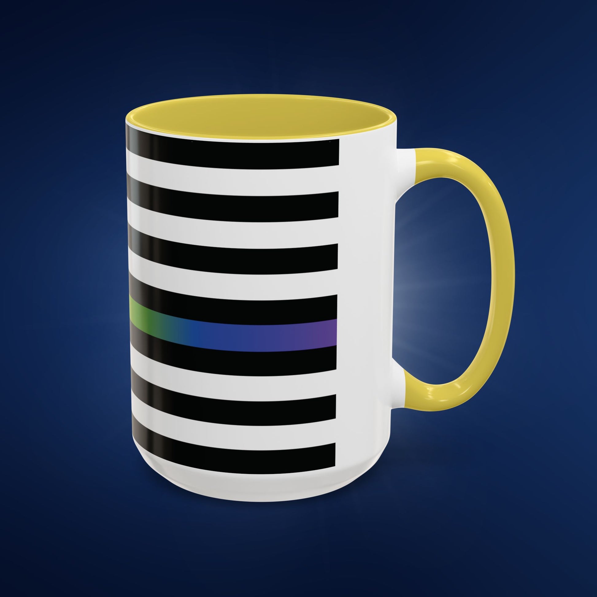 Thin Queer Line Colorful Mug, 11&15oz