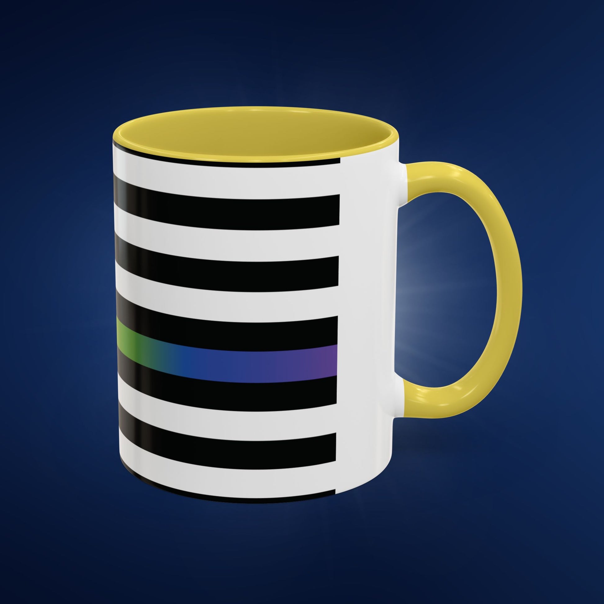Thin Queer Line Colorful Mug, 11&15oz