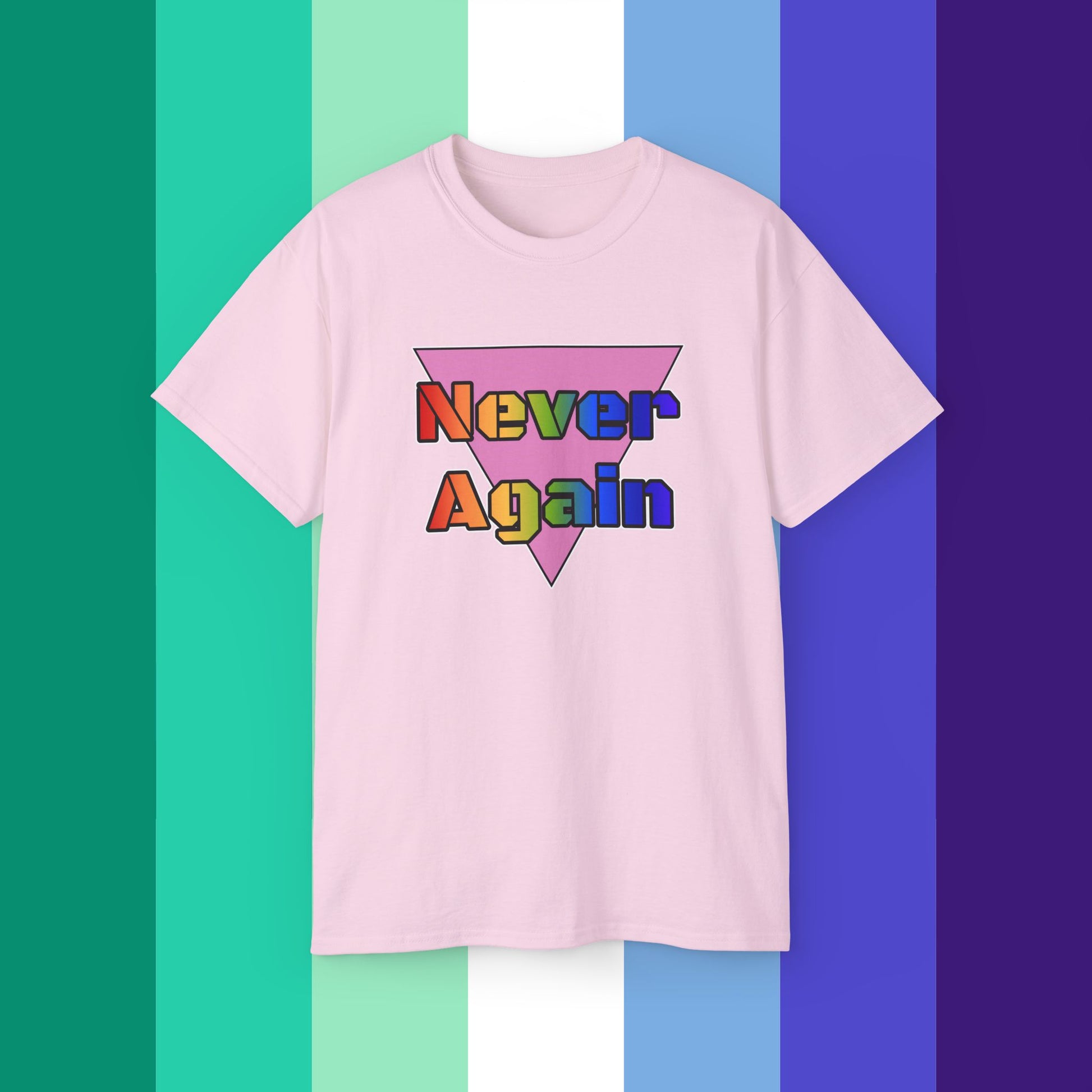 Never Again Bold Letters Ultra Cotton T-Shirt