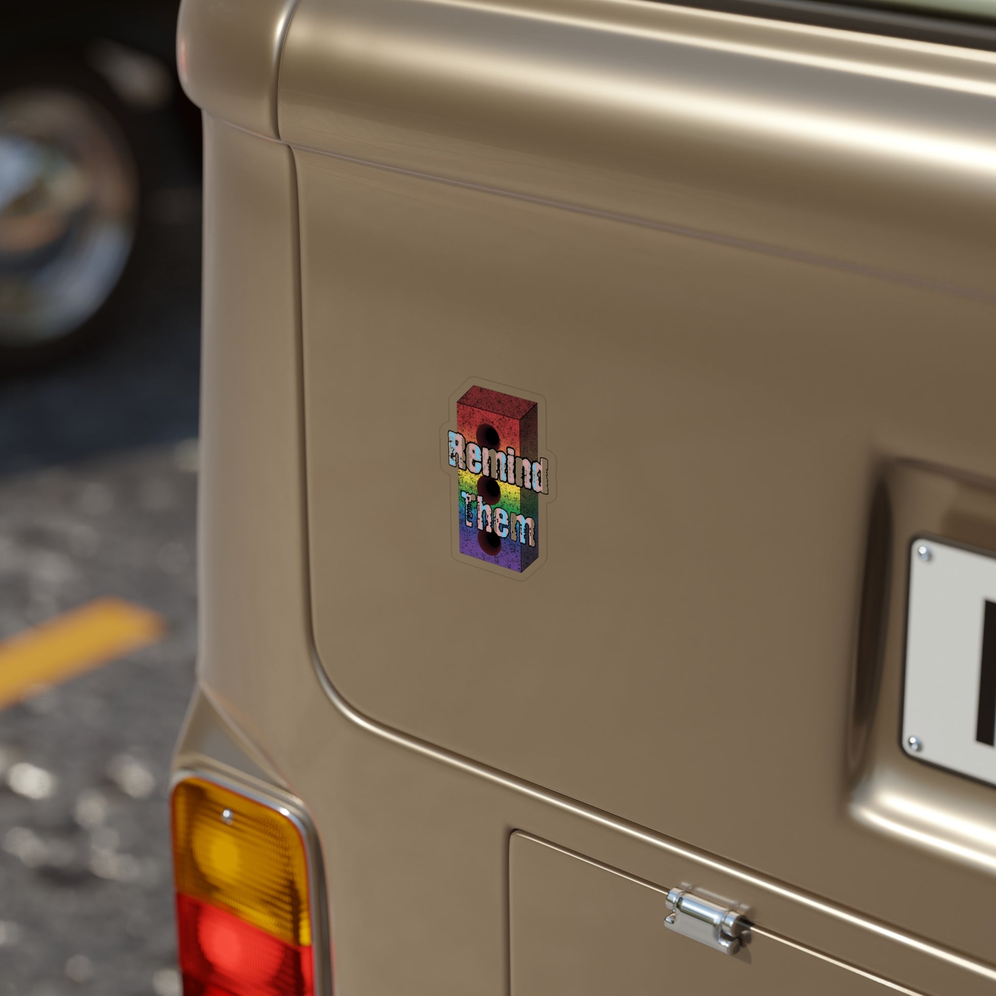 Remind Them Stonewall Brick Outdoor Stickers
