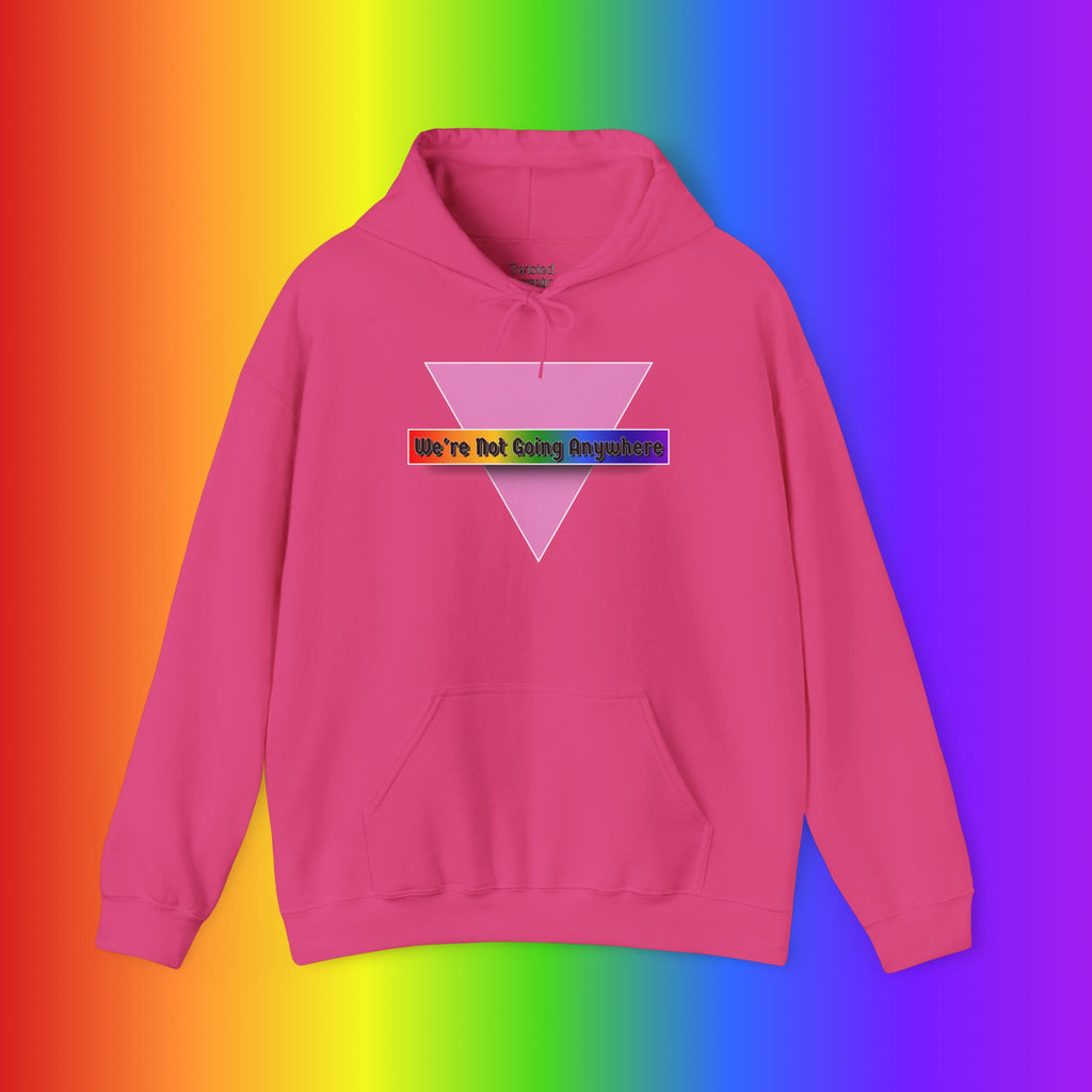 We're Not Going Anywhere Heavy Blend Hoodie