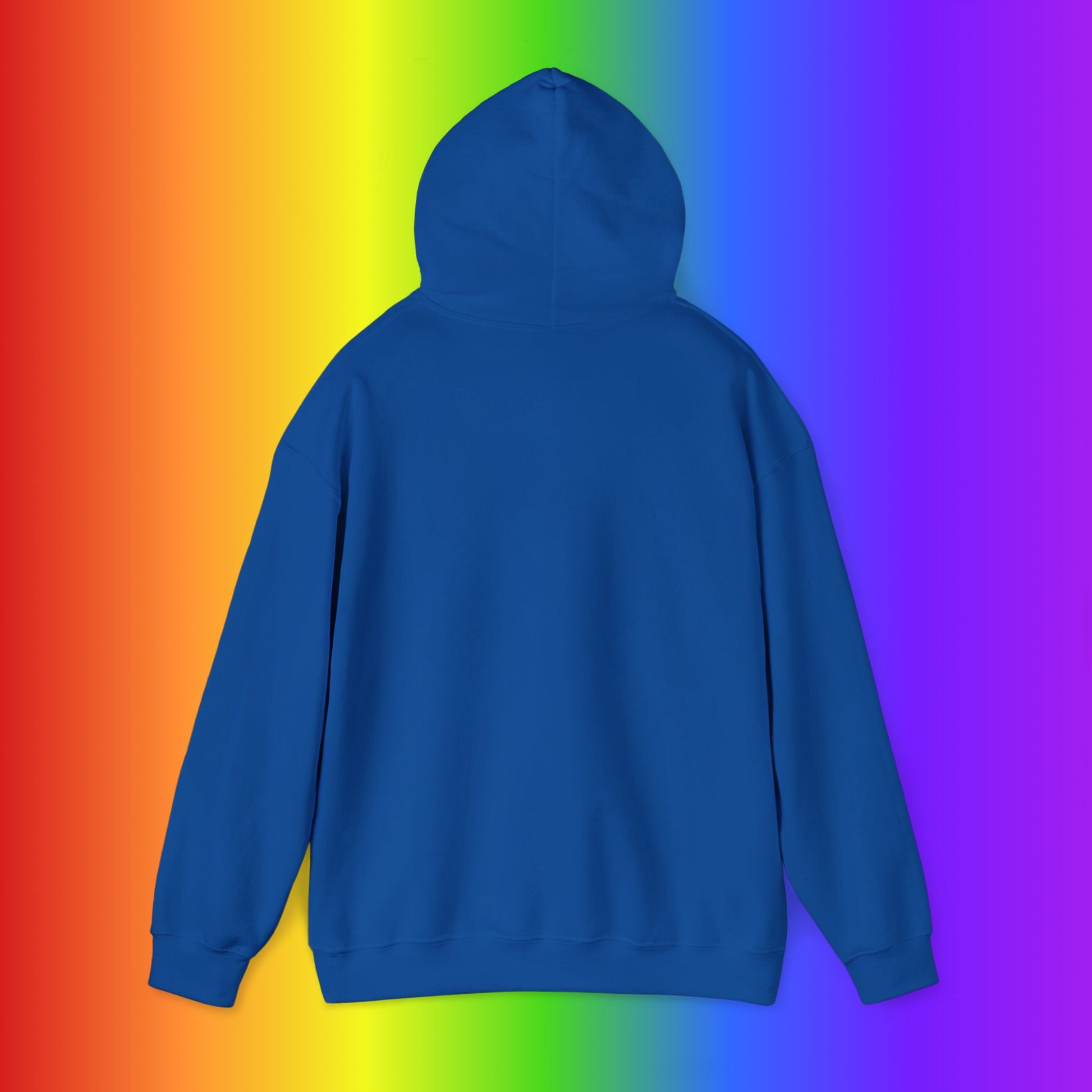 Thin Queer Line American Flag Heavy Blend Hoodie