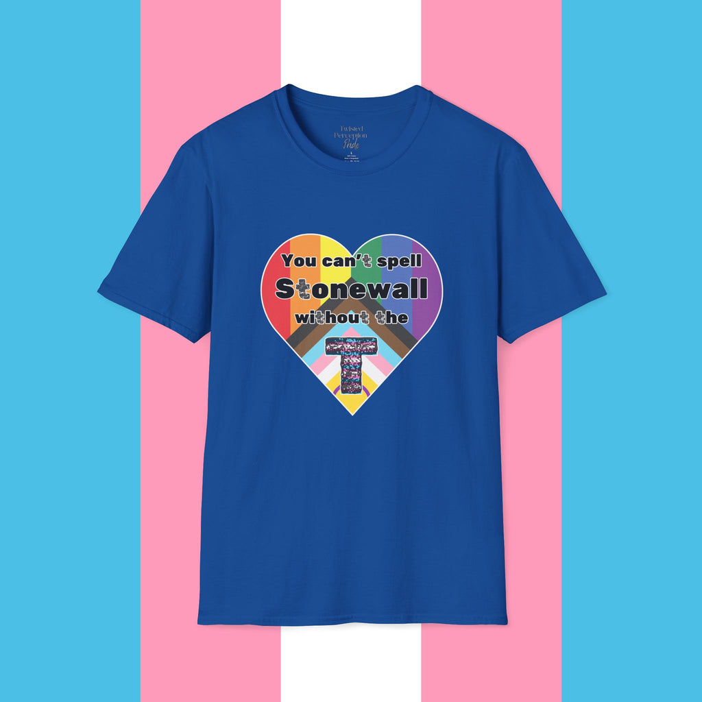 Can't Spell Stonewall Gender Neutral Softstyle T-shirt