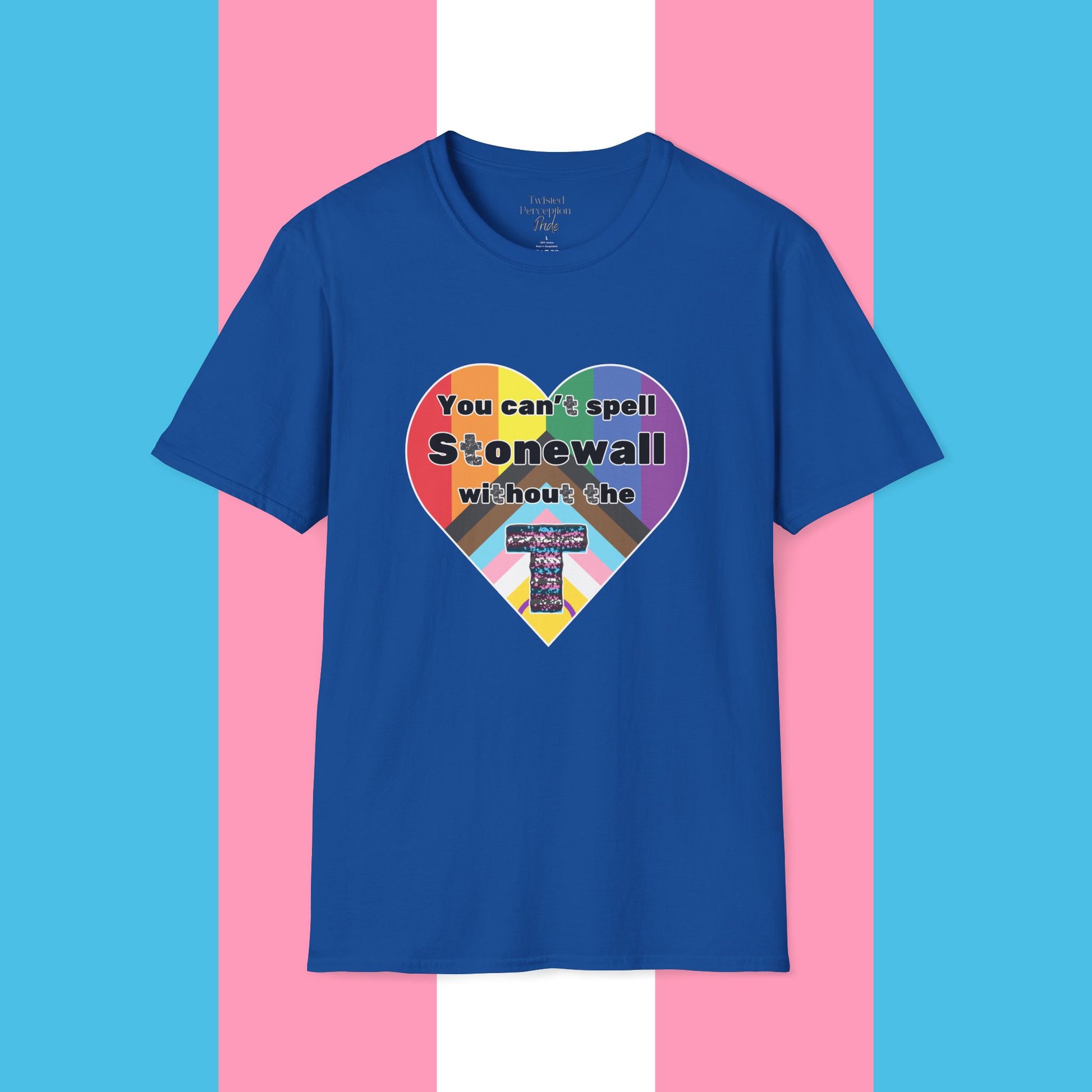 Can't Spell Stonewall Gender Neutral Softstyle T-shirt
