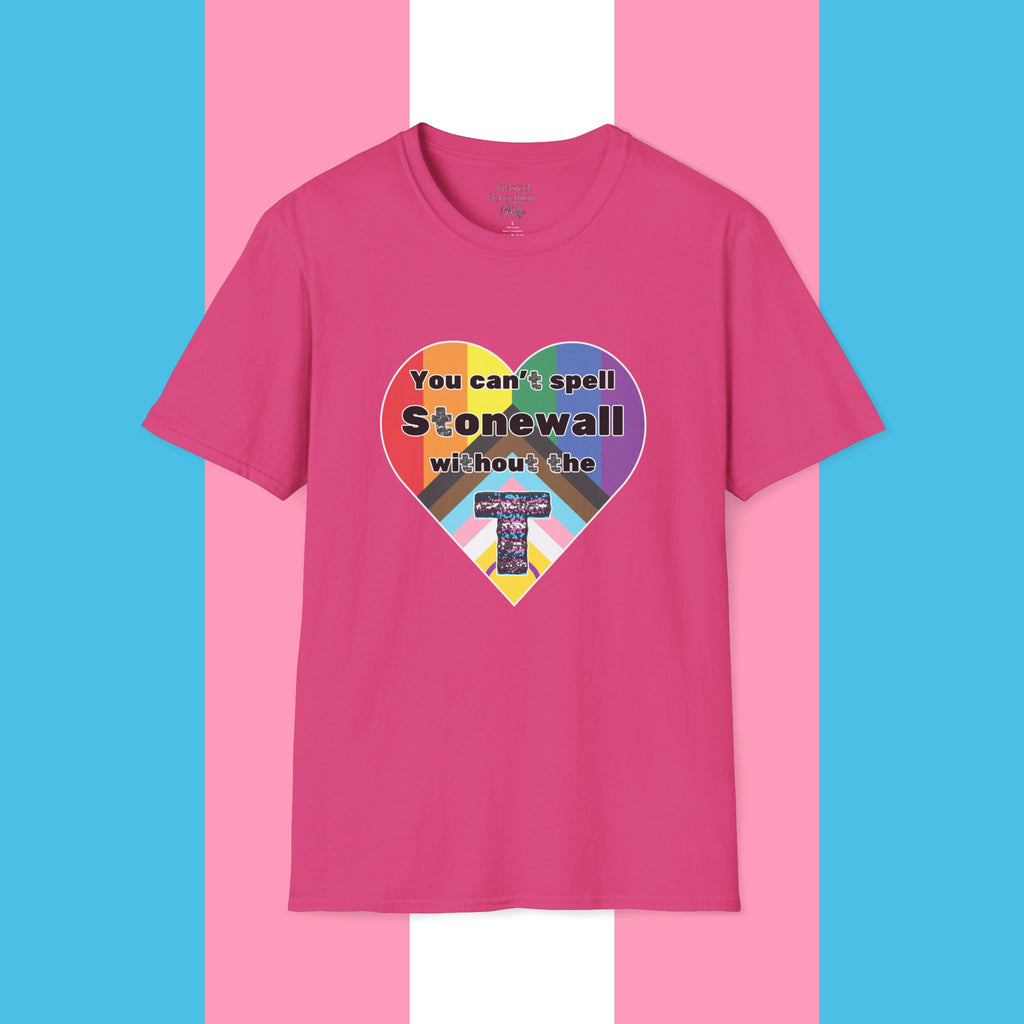Can't Spell Stonewall Gender Neutral Softstyle T-shirt