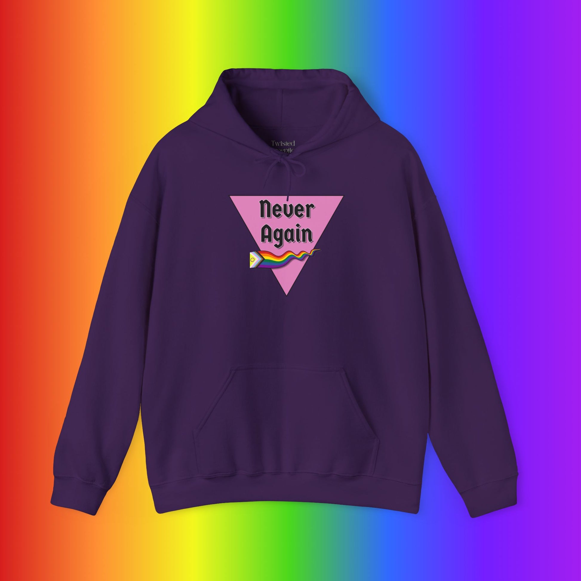 Never Again Heavy Blend Hoodie