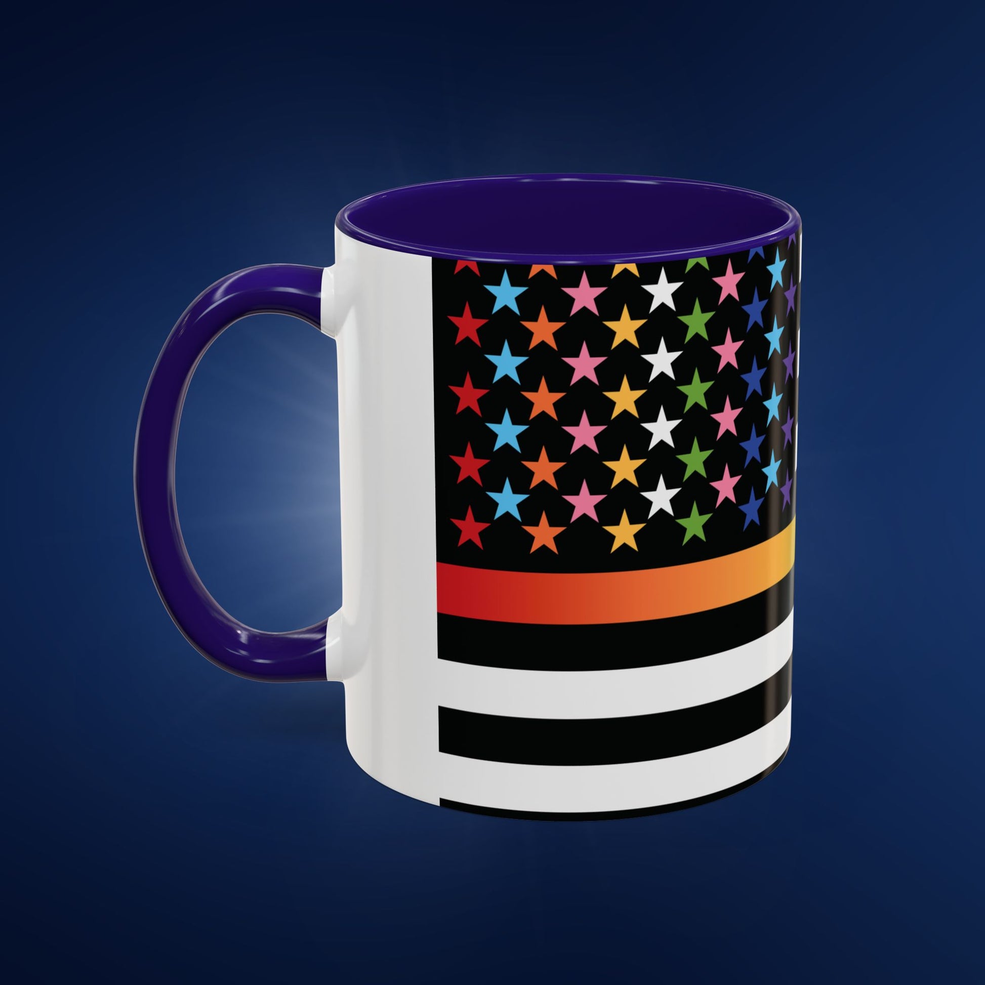 Thin Queer Line Colorful Mug, 11&15oz