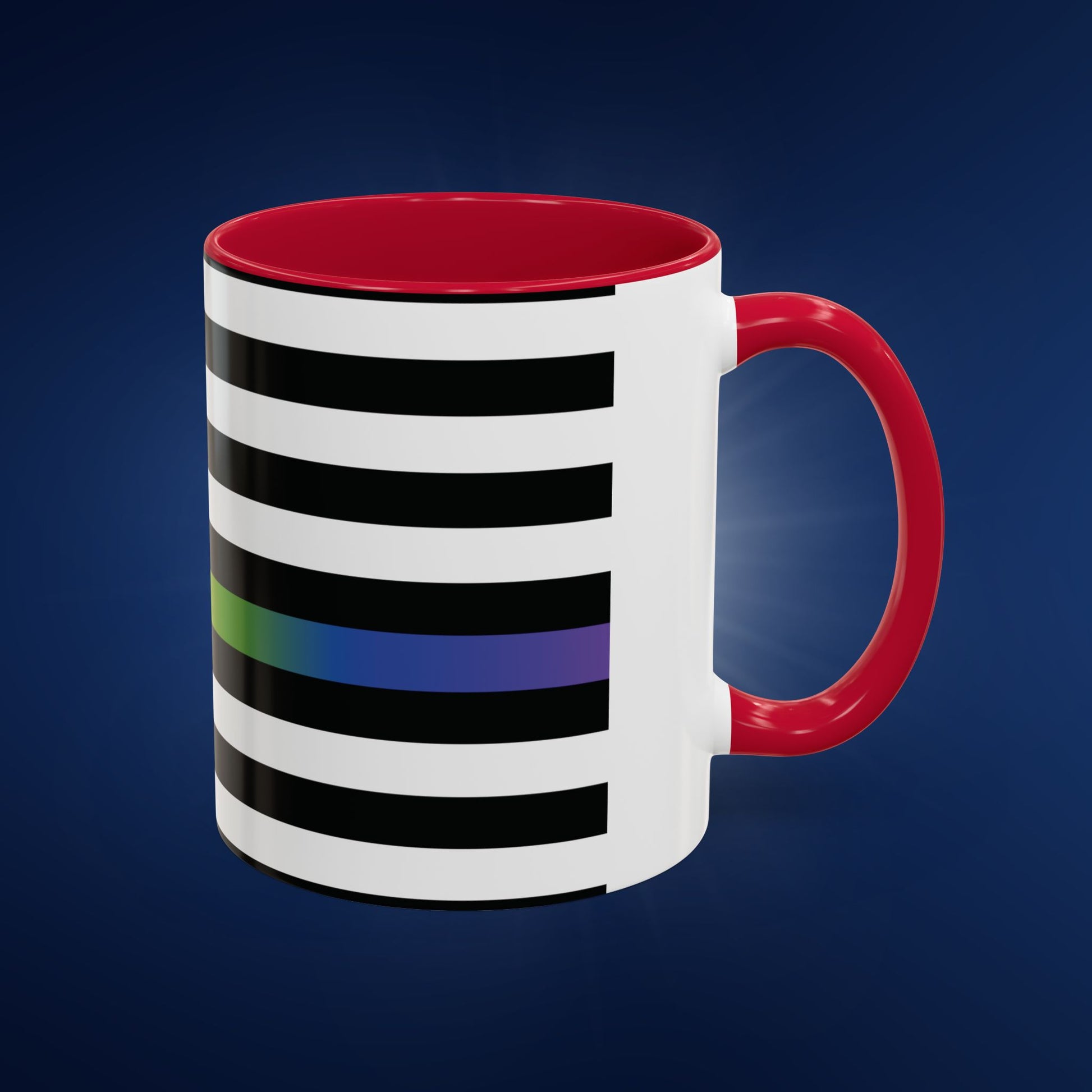 Thin Queer Line Colorful Mug, 11&15oz
