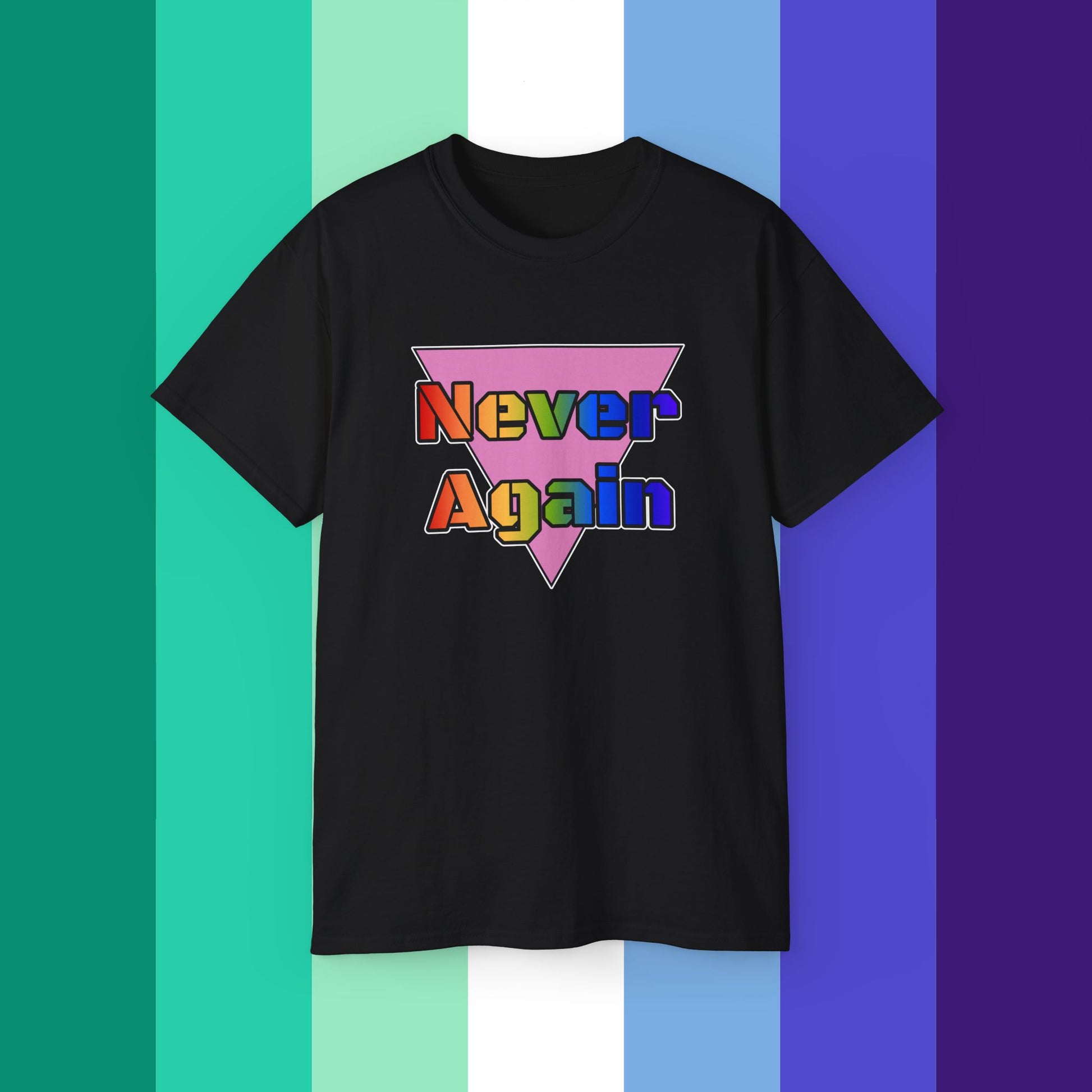 Never Again Bold Letters Ultra Cotton T-Shirt
