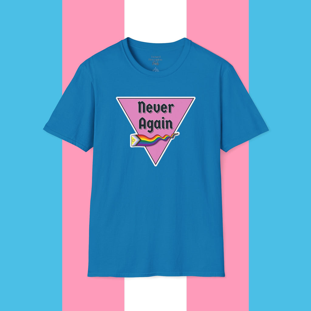 Never Again Gender Neutral Softstyle T-Shirt