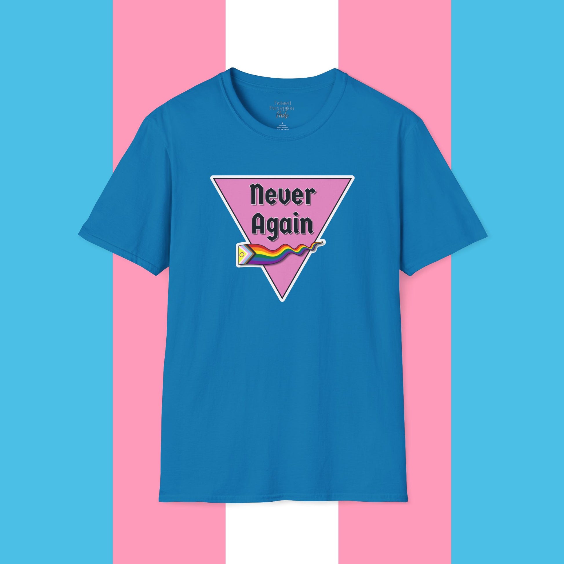 Never Again Gender Neutral Softstyle T-Shirt