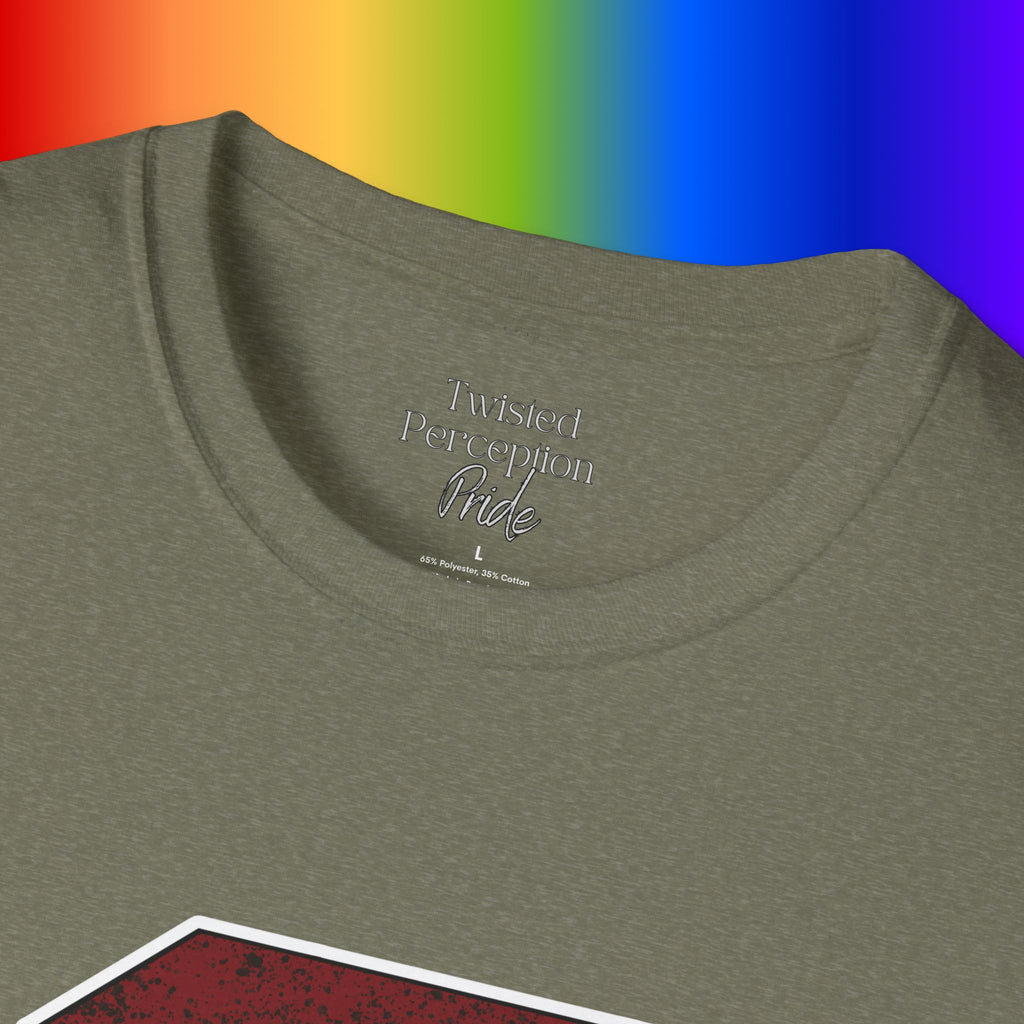 'Remind Them' Stonewall Uprising Rainbow Brick Graphic Tee
